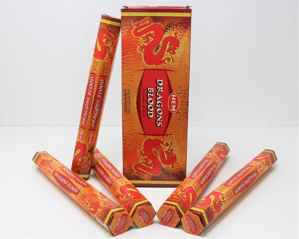 Dragons Blood, Palo Santo, Cedar, Sandal, White Sage Incense Sticks 5 x 20 = 100