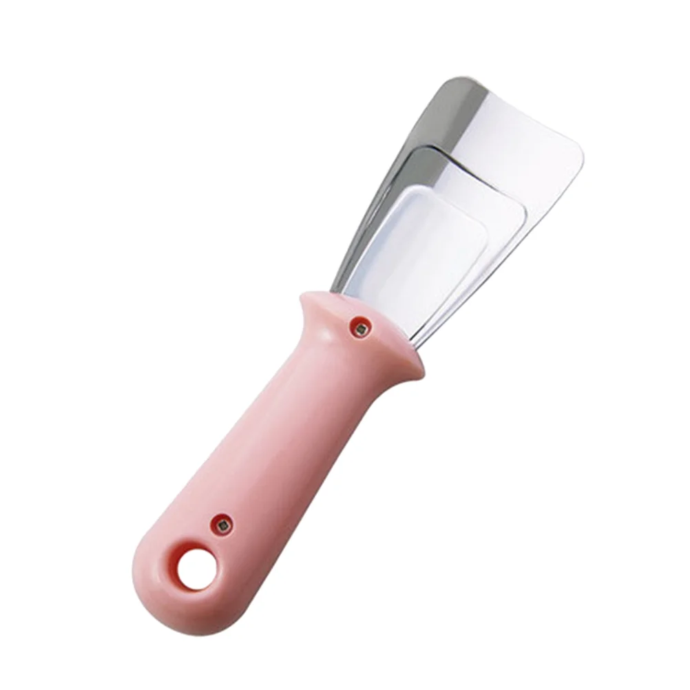 Stainless Steel Defroster Ice Shovel Refrigerator Ice Scraper Freezer Ice Removal Shovel Deicing Scoops Kitchen Gadgets(Pink)