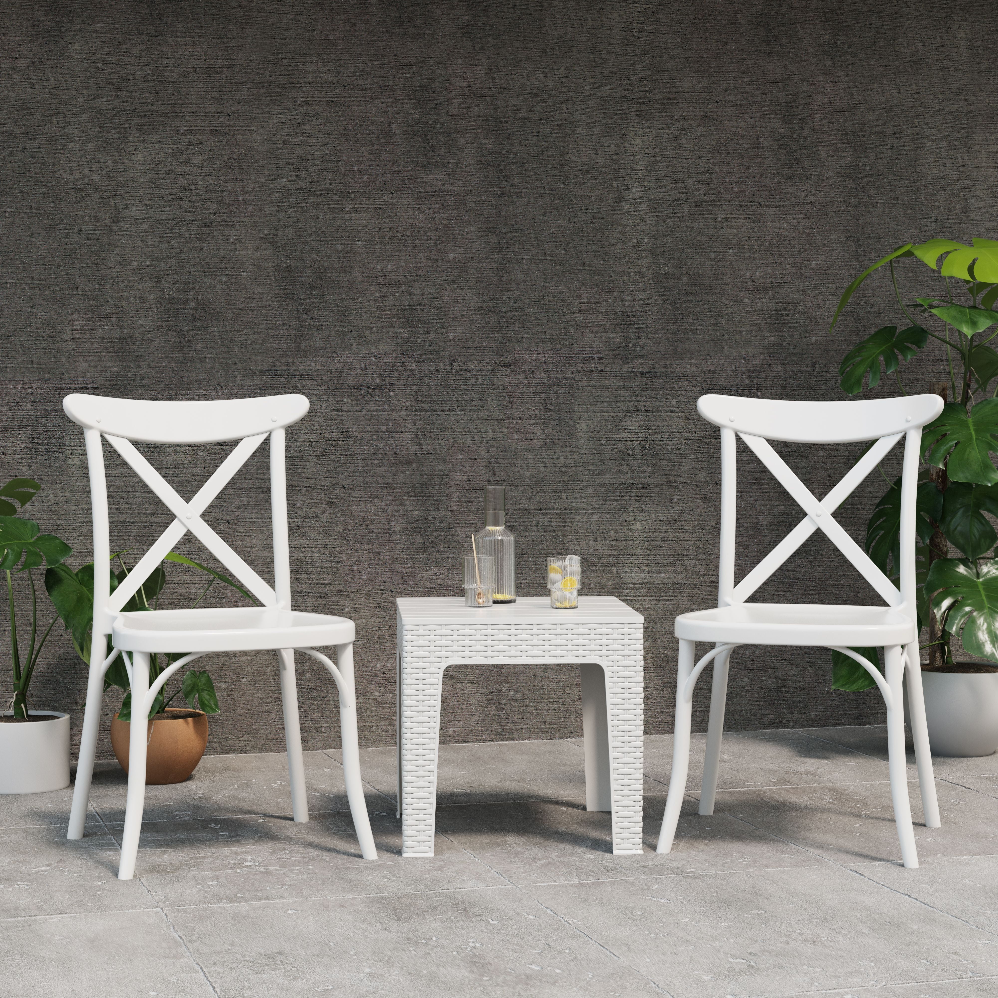 Xenia 3-Piece Bistro Set