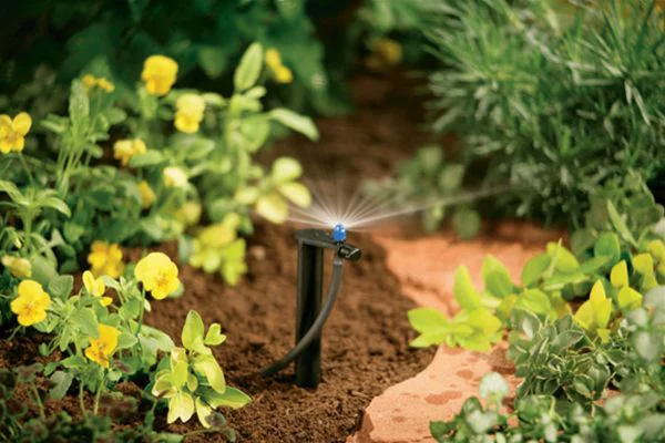 Orbit Adjustable Flow Half Pattern Micro-Sprinkler on 12