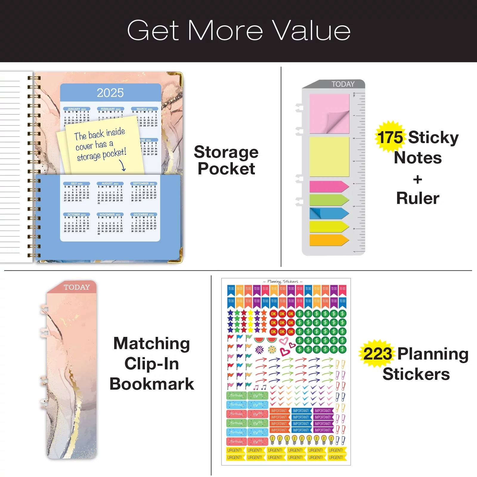 Hardcover CY 2024 Fashion Planner - 8.5