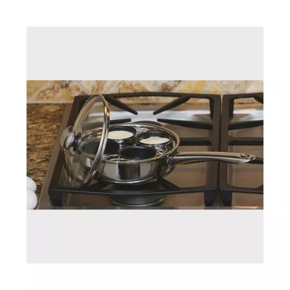 Cook Pro 18/10 Stainless Steel 4-Egg Poacher