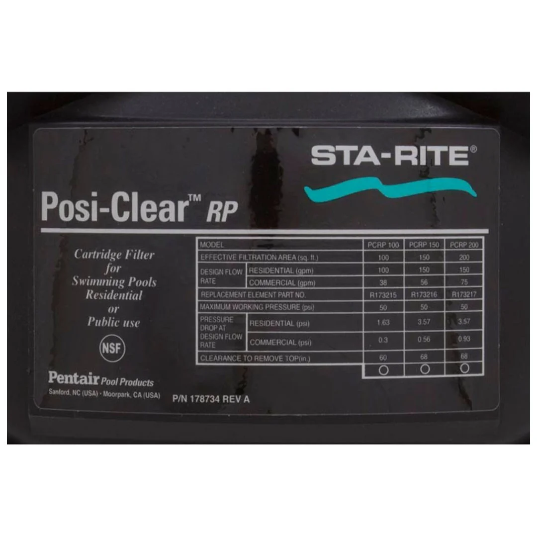 Pentair Lid 100 sq. ft. 59053001Z