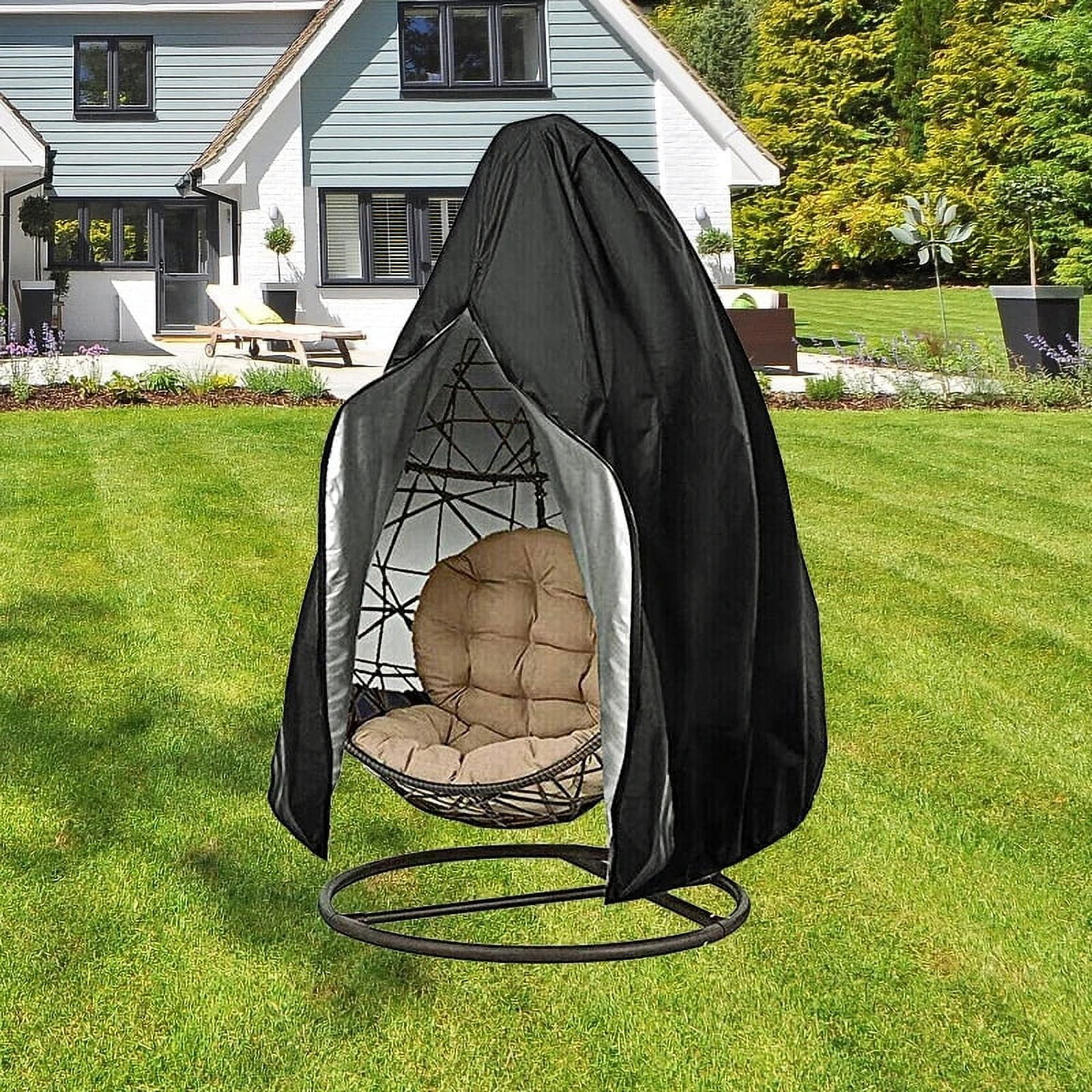 Egg Chair Covers with Zipper  Durable Large Wicker Egg Swing Chair Covers