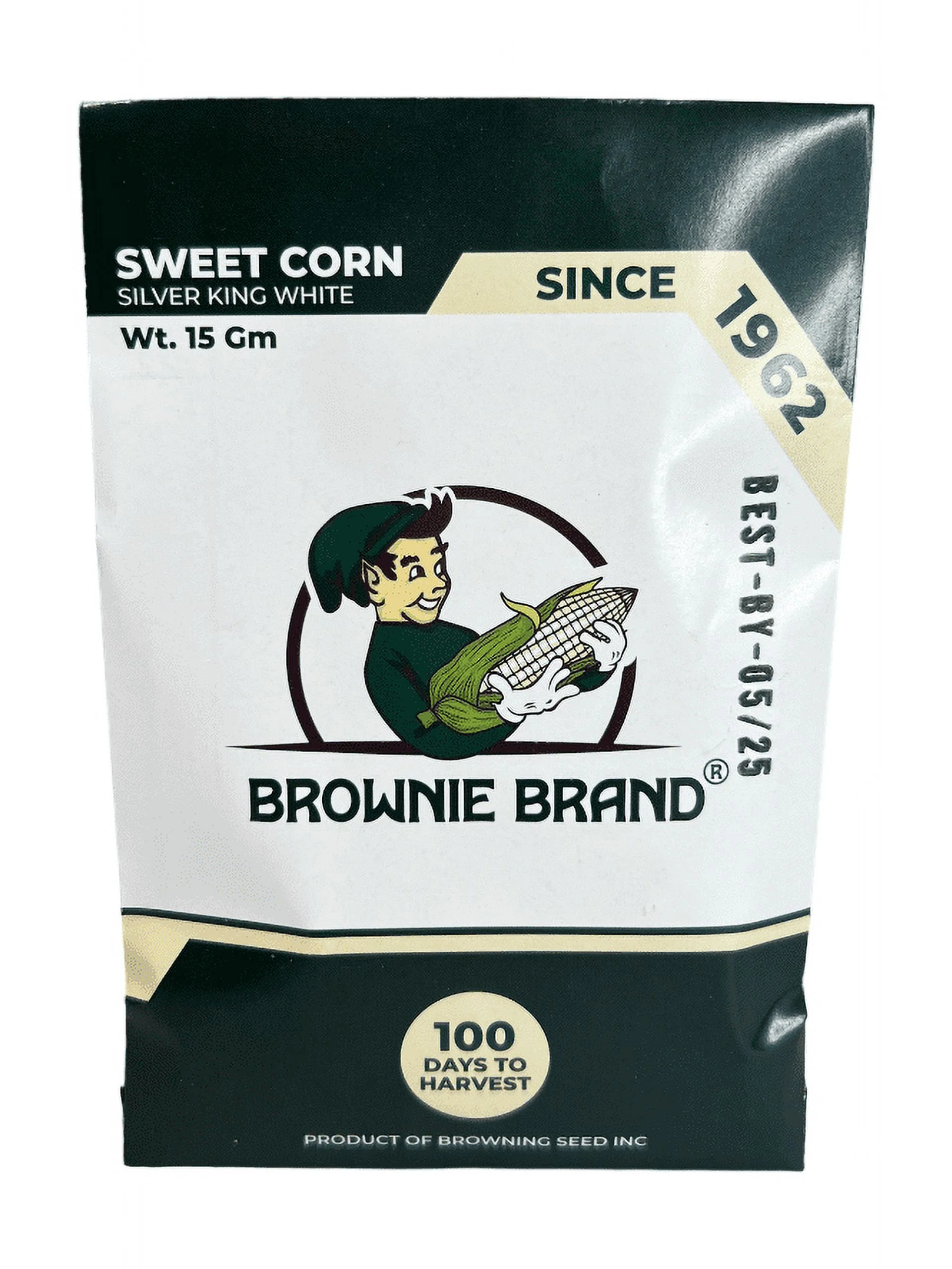 Browning Seed Sweet Corn Silver King White, 15gm Packet