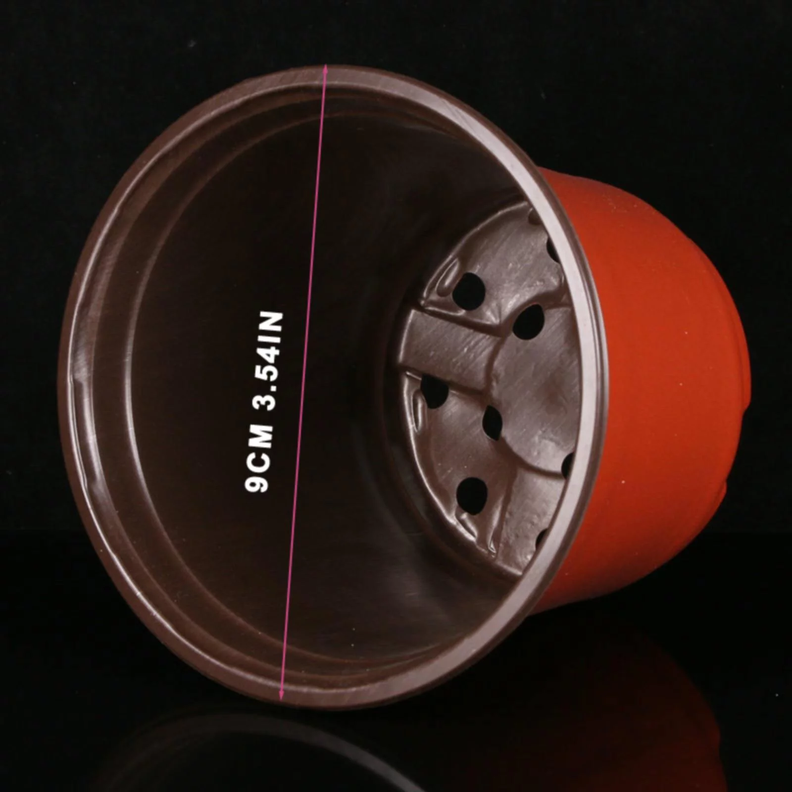 SUSHANG 20 Pack 9cm/3.6inch Plastic Nursery Pots Come with 20 Pcs Labels Seedling Flower Container and Seed Starting Pots