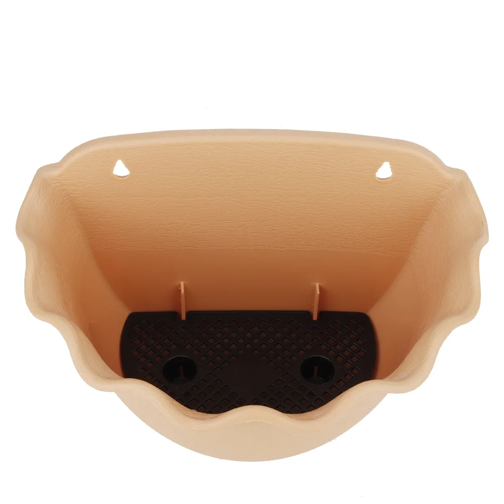 Viccilley Plant Pot - Wall Mounted Plastic Large Hanging Plant Pot Flower Pot Balcony Storage Garden Basket Decoration