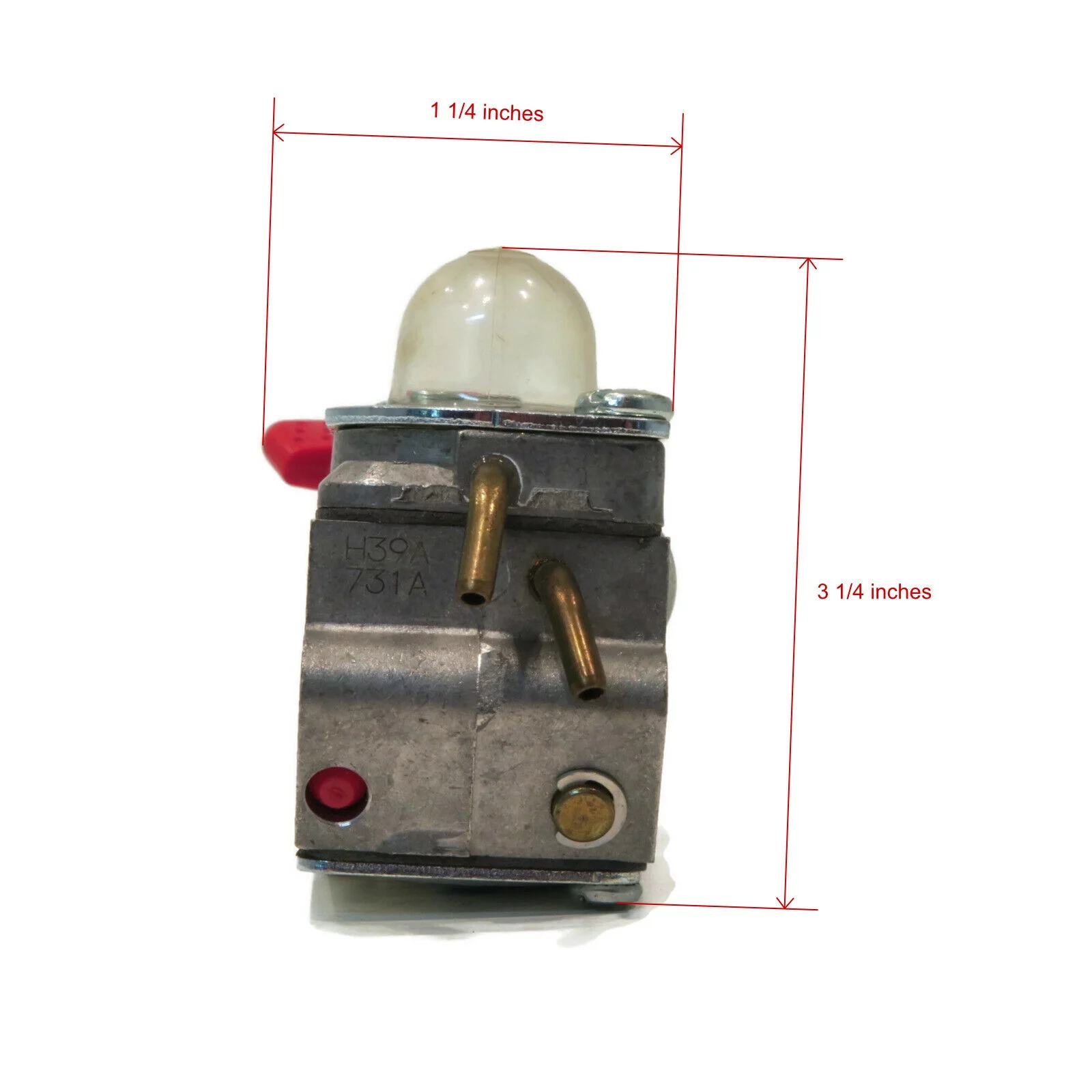 The ROP Shop | Carburetor For Homelite UT-08095, UT-08100, UT-08105, UT-08084, UT-08067C Blower. TRS Part Number: 100120