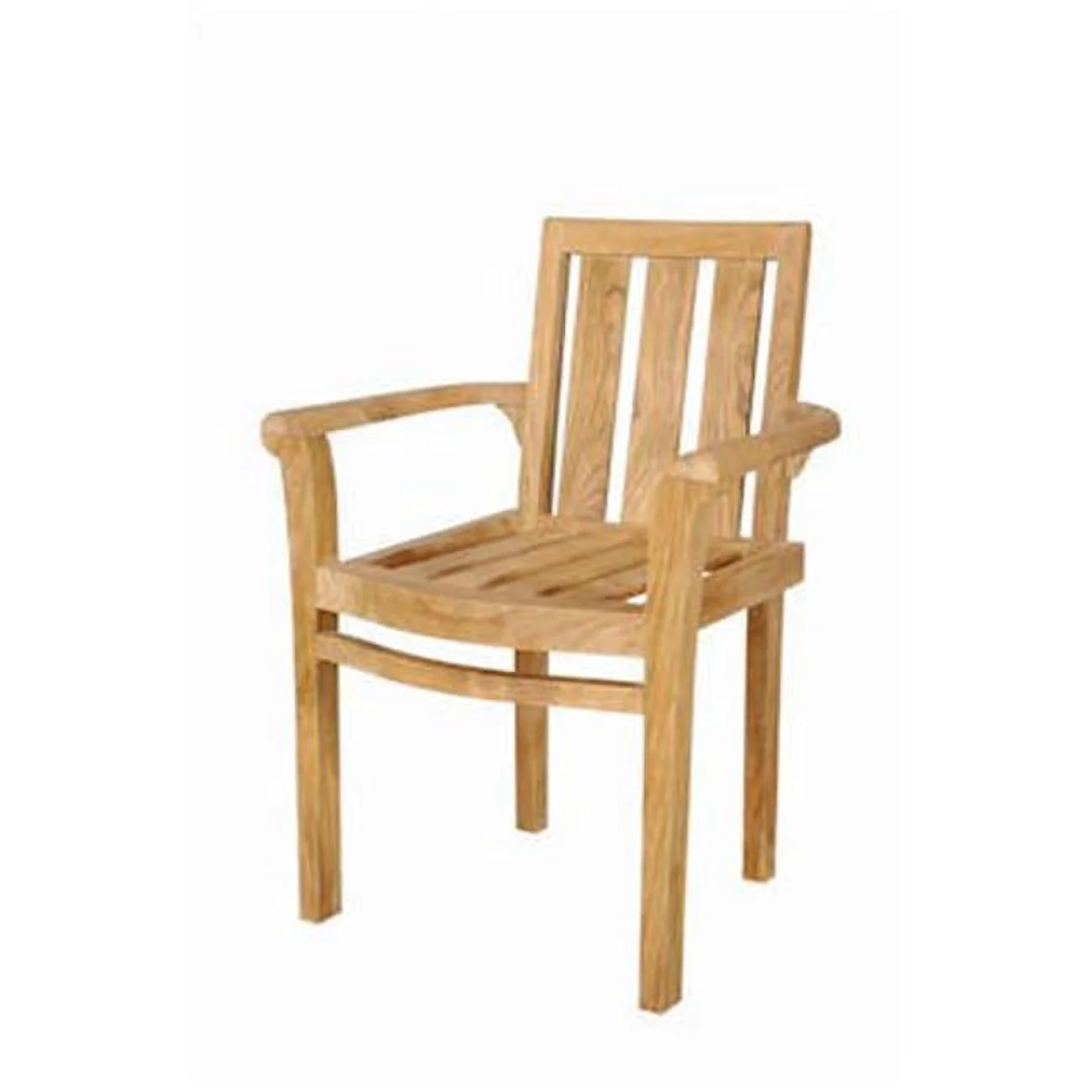Anderson Teak  Classic Stackable Armchair - Natural Finish