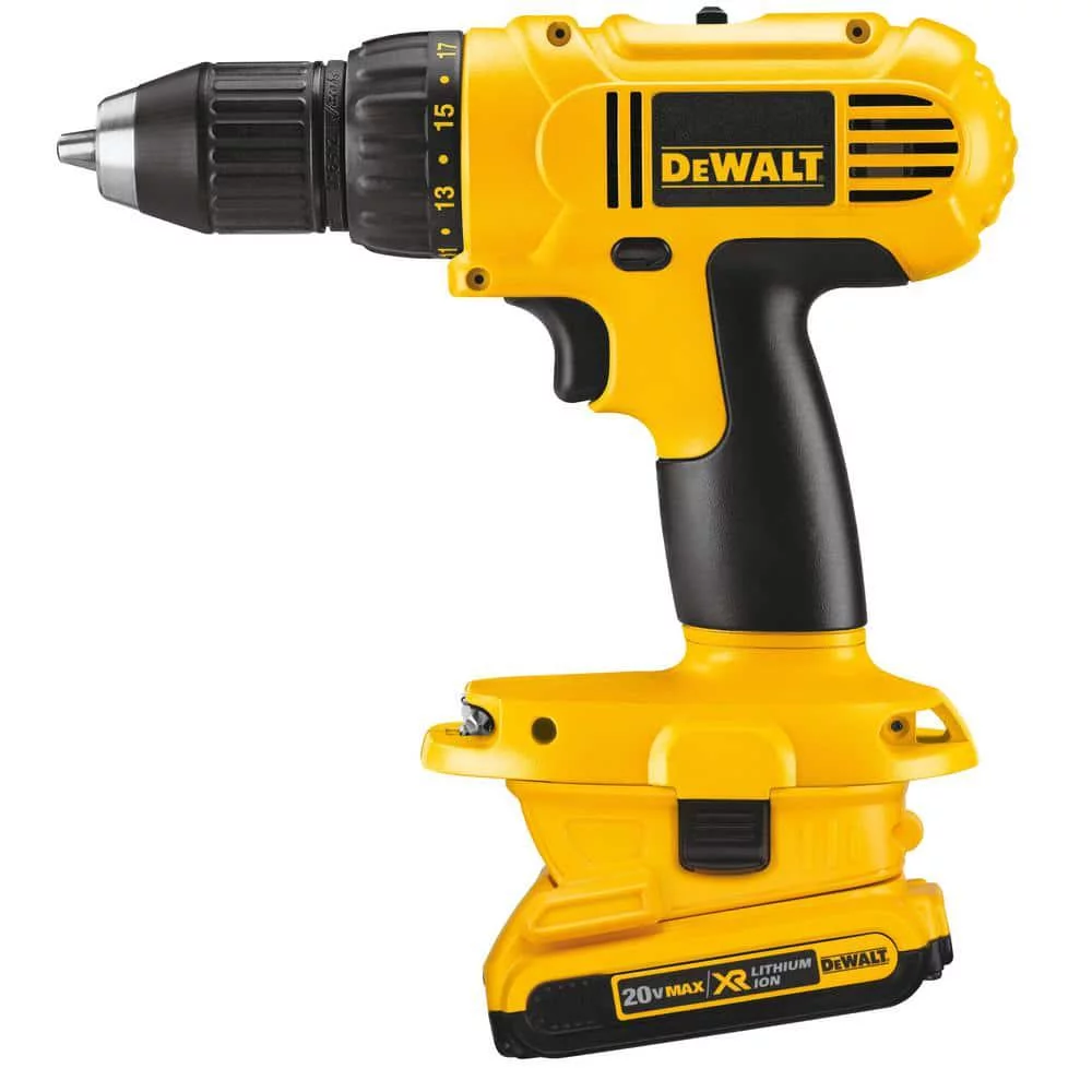 DEWALT Battery Adapter 18V to 20V, For Drills, Sanders and More, Charger Not Included, Bare Tool Only (DCA1820)