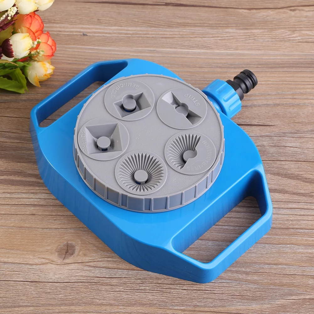 Nimomo Sprinkler Durable Plastic Garden Plants Flowers Watering Sprinkler 5-Function Multi-use Lawn Irrigation System