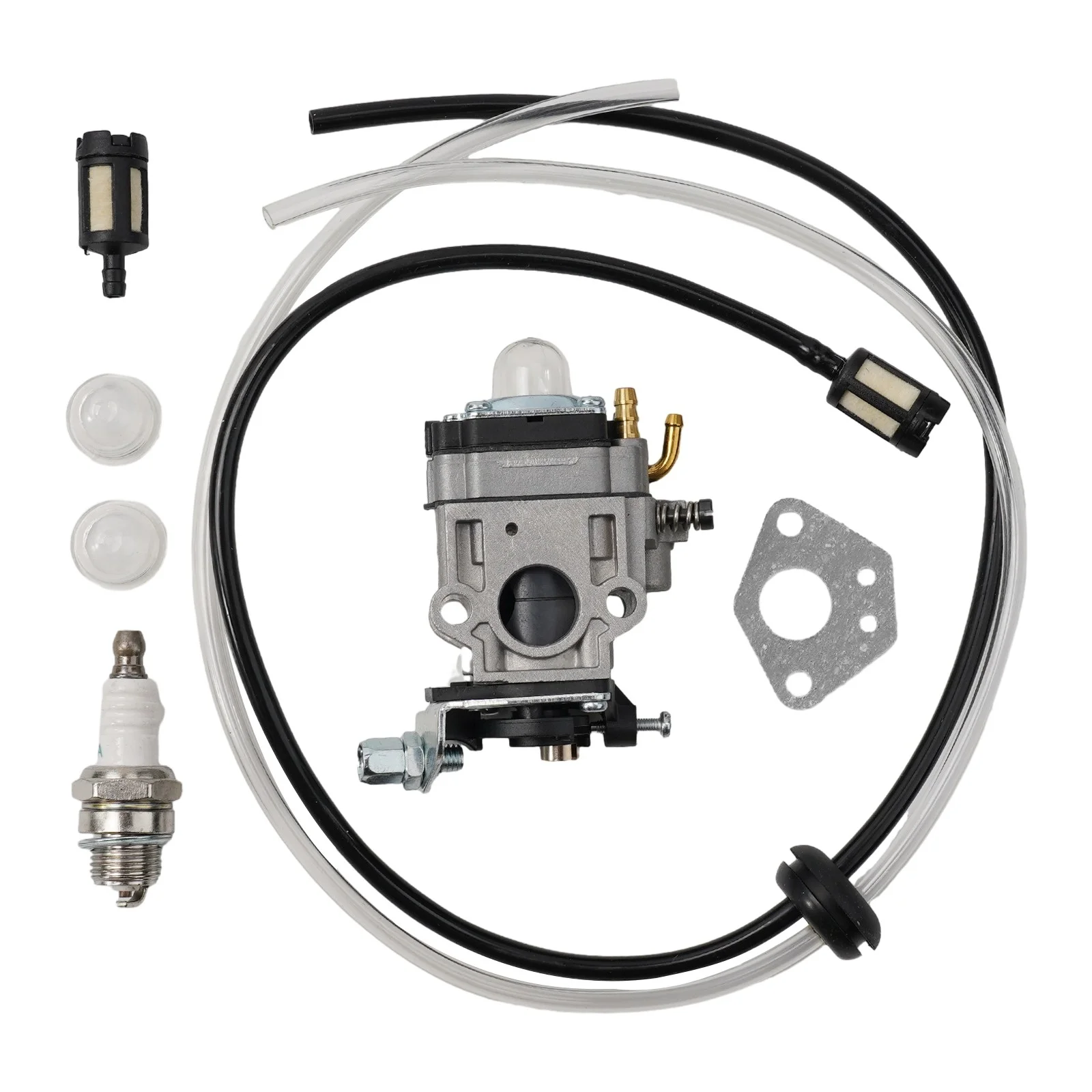 Carburetor for 5 In 1 Multitool 40cc 52cc Brush Cutter Service Kit