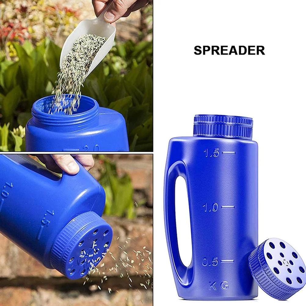 Verdant Touch Hand Spreader Hand Held Spreader Hand Spreader Shaker Fertilizer Salt Spreader Ice Salt Dispenser