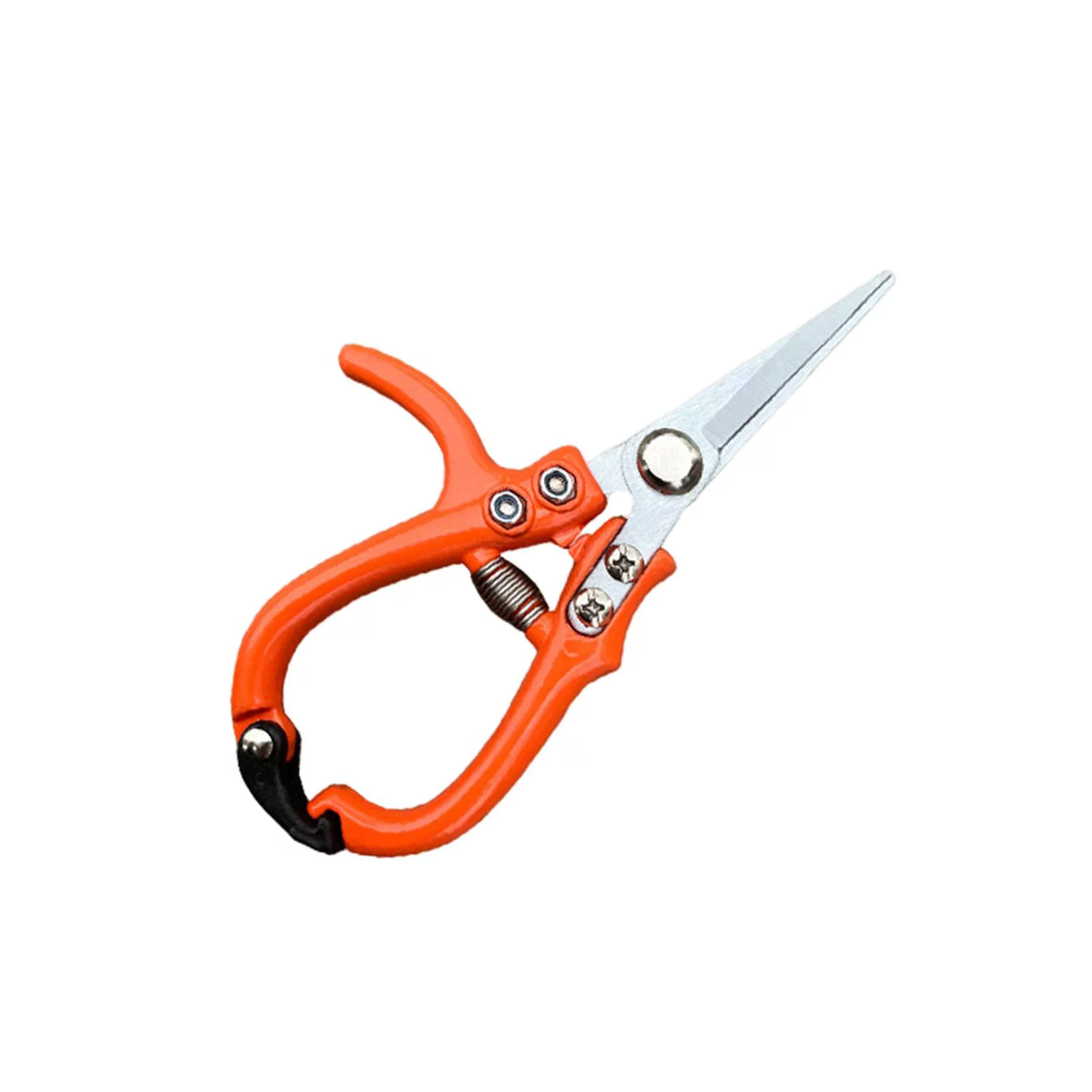 Gardening Shear Bonsai Clippers with Spring Loaded High Carbon Steel Cutter Non Slip Handle Precise Cuts Garden Scissors Pruning Shear straight blade