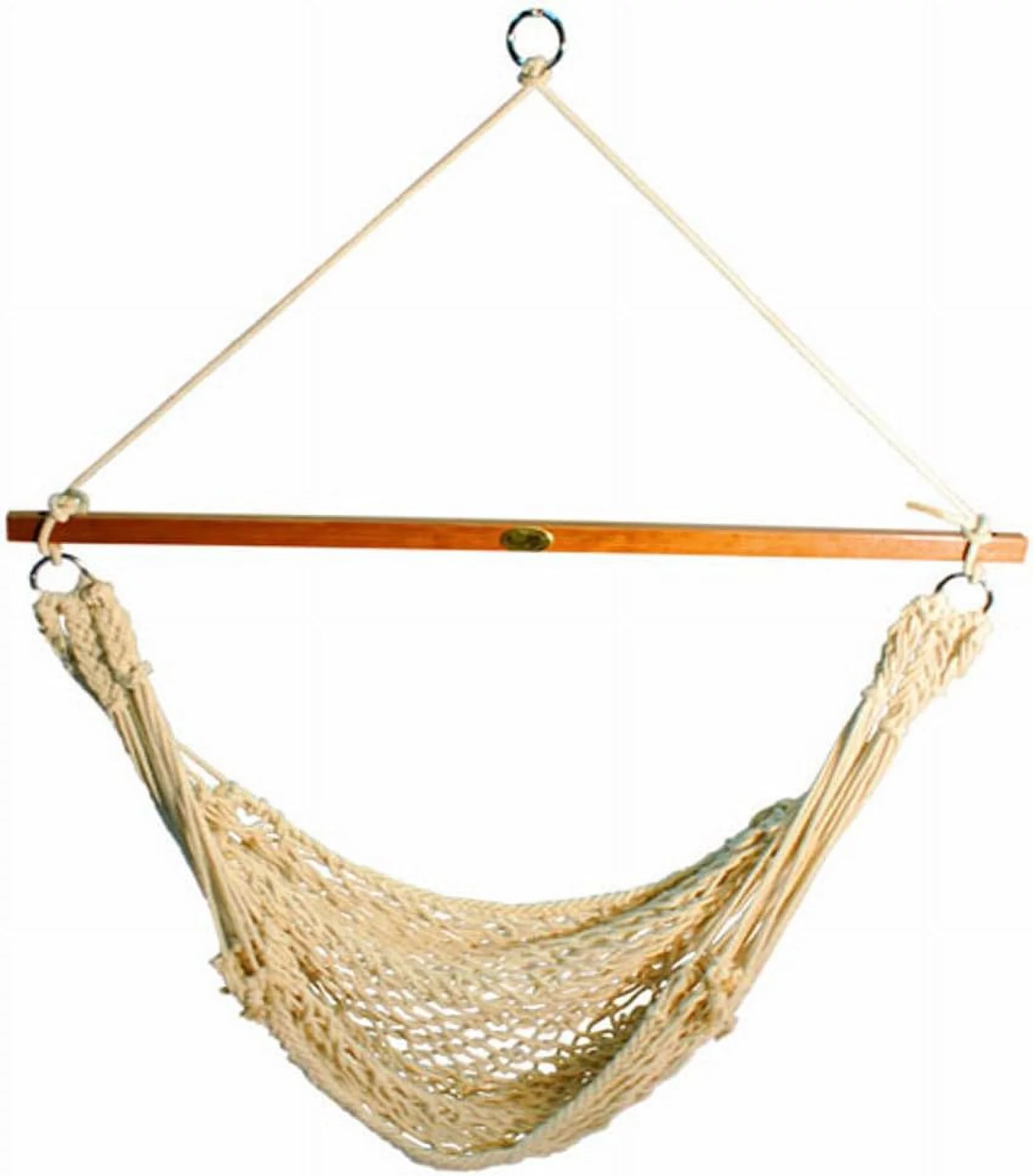 Hanging Cotton Rope Chair Natural
