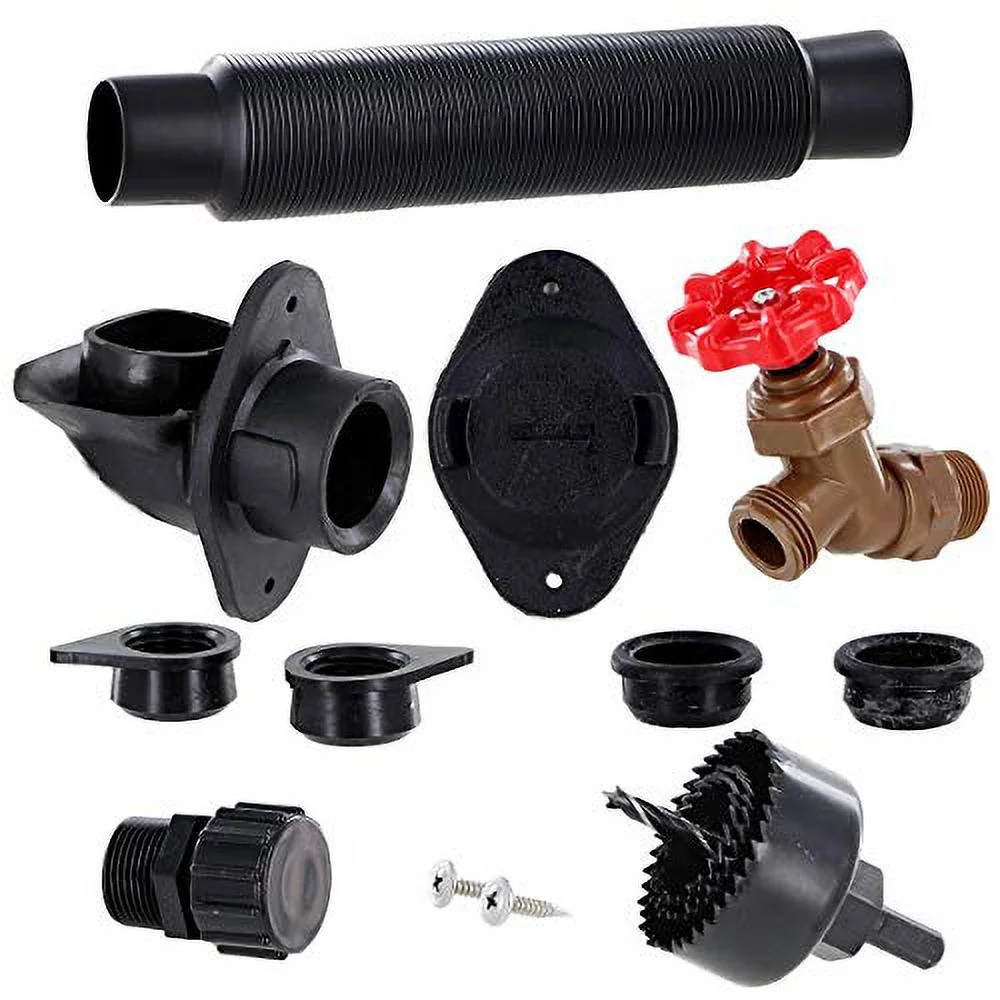 EarthMinded Rain Barrel Plastic Diverter Kit (Pack of 2)