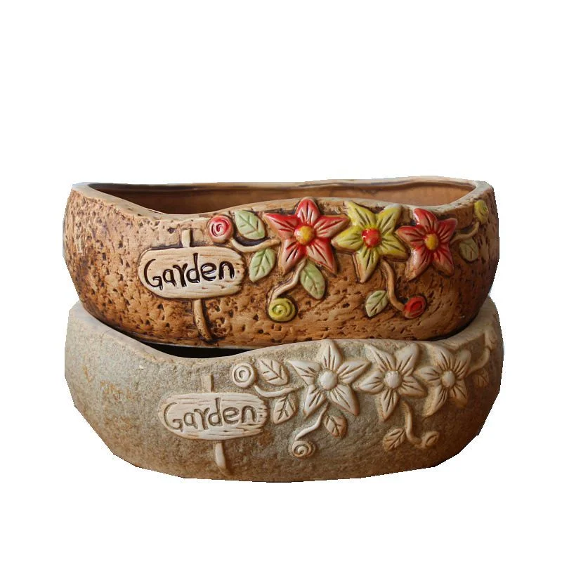 Ceramic Succulent Planter - Large Planter for Succulents