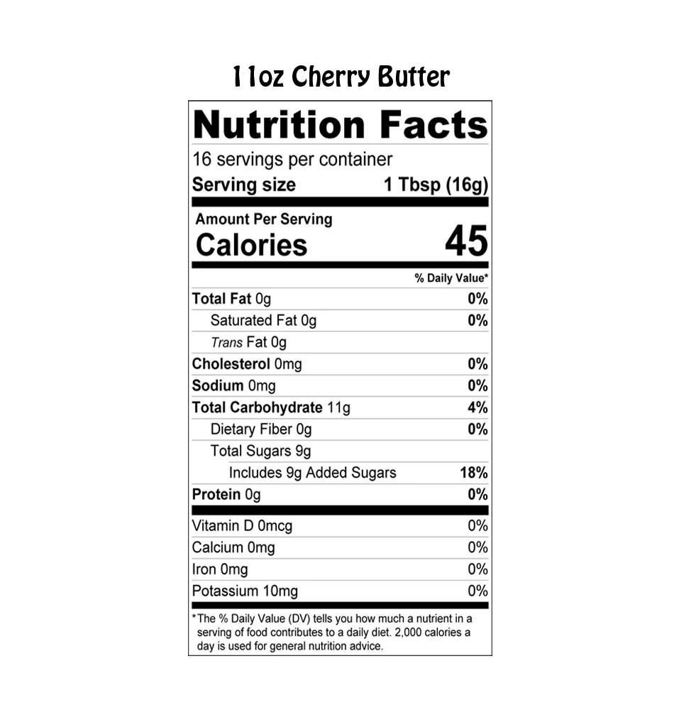 Brownwood Acres Famous Cherry Butter - 3 PACK -11 oz. eaach