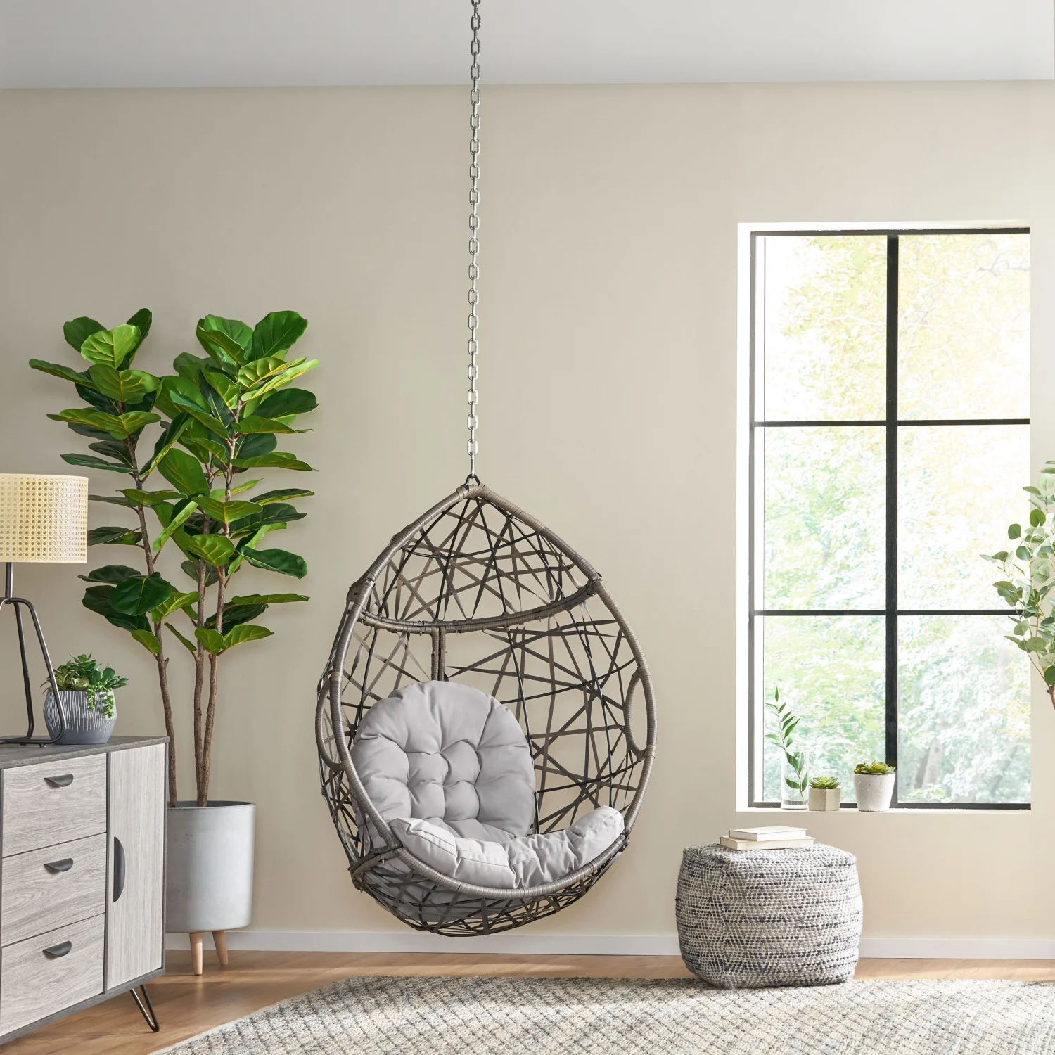 LOS ALAMITOS HANGING CHAIR WITH 8FT CHAIN