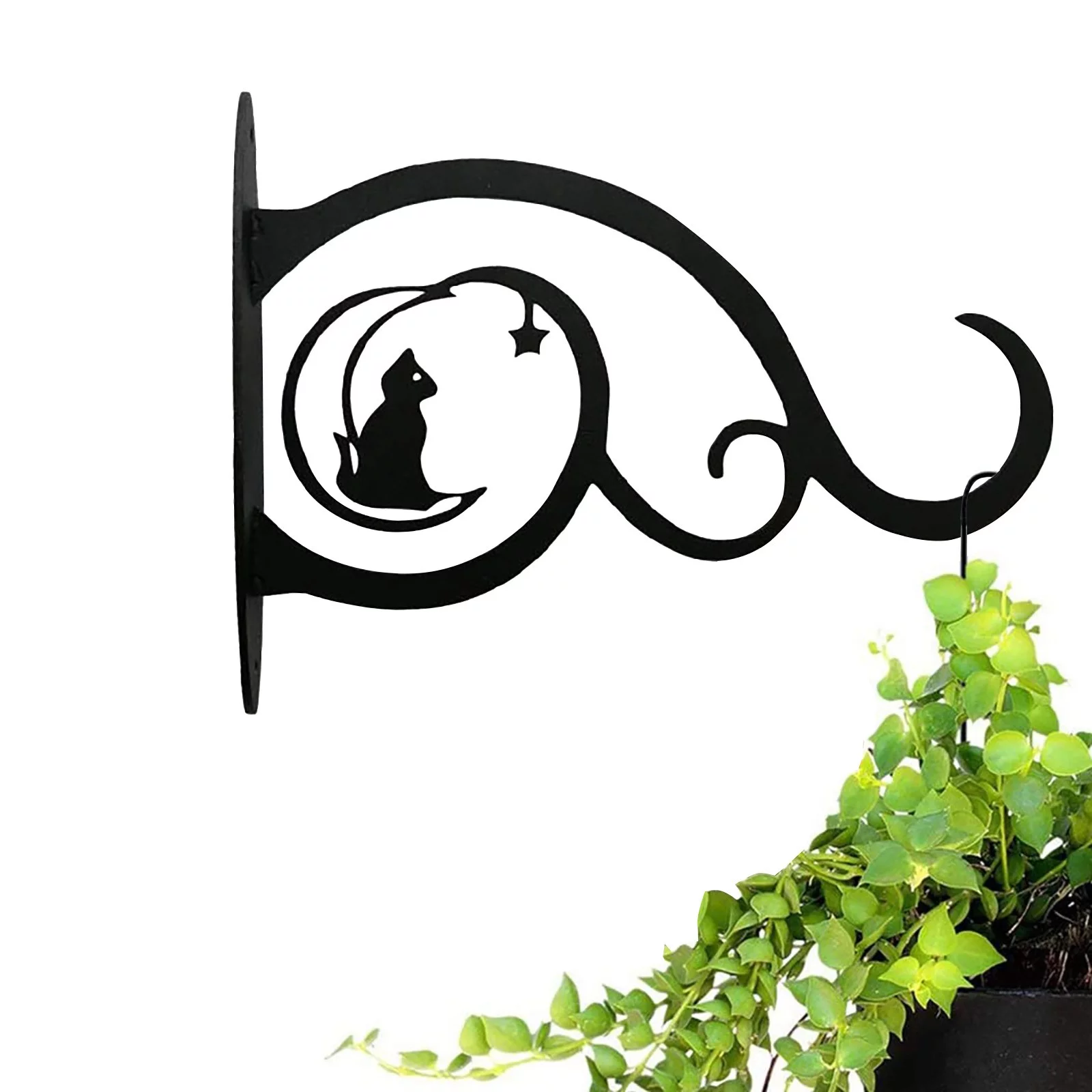 Mounted Hanging Bracket Wall-Mounted Flower Pot Hook Hanger Flower Pot Bird Feeder