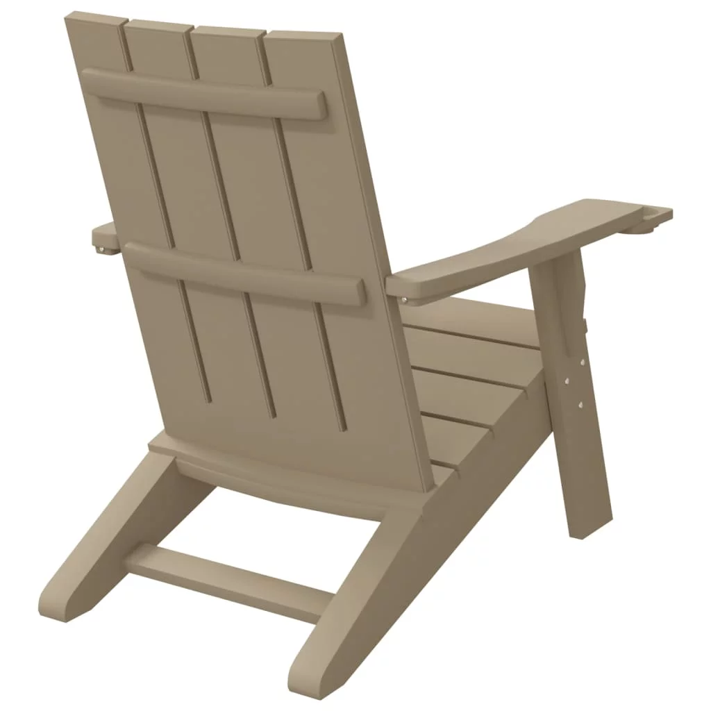 Aibecy Patio Adirondack Chair Light Brown 29.5