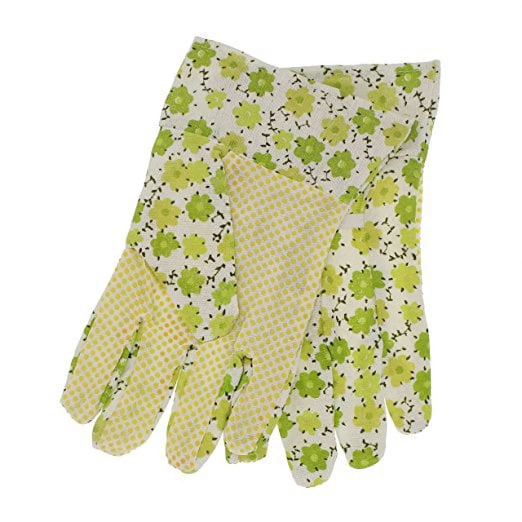 Garden Gloves  Assorted Floral Pattern M/L 3 Pairs