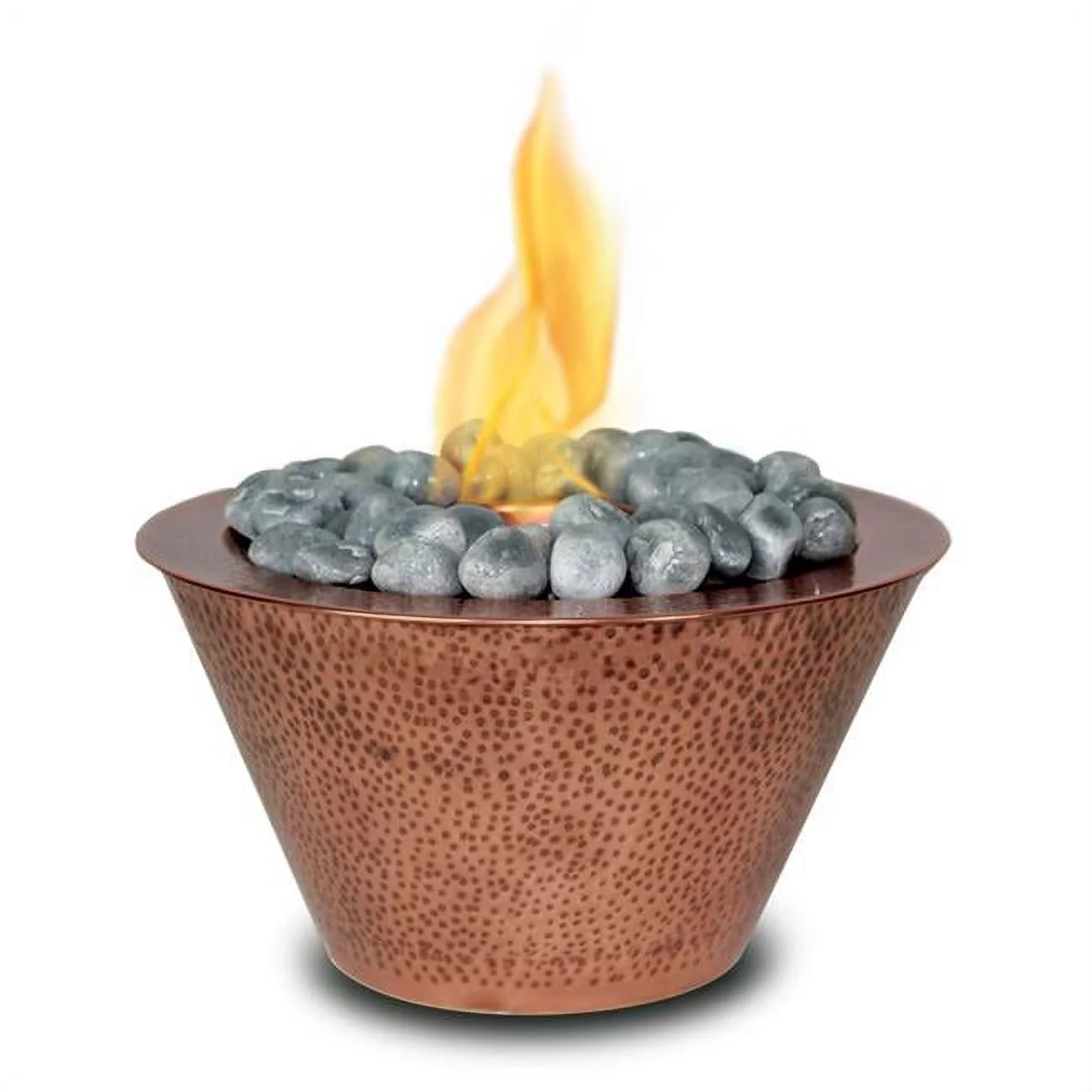 Oasis Indoor & Outdoor Fireplace, Hammered Copper
