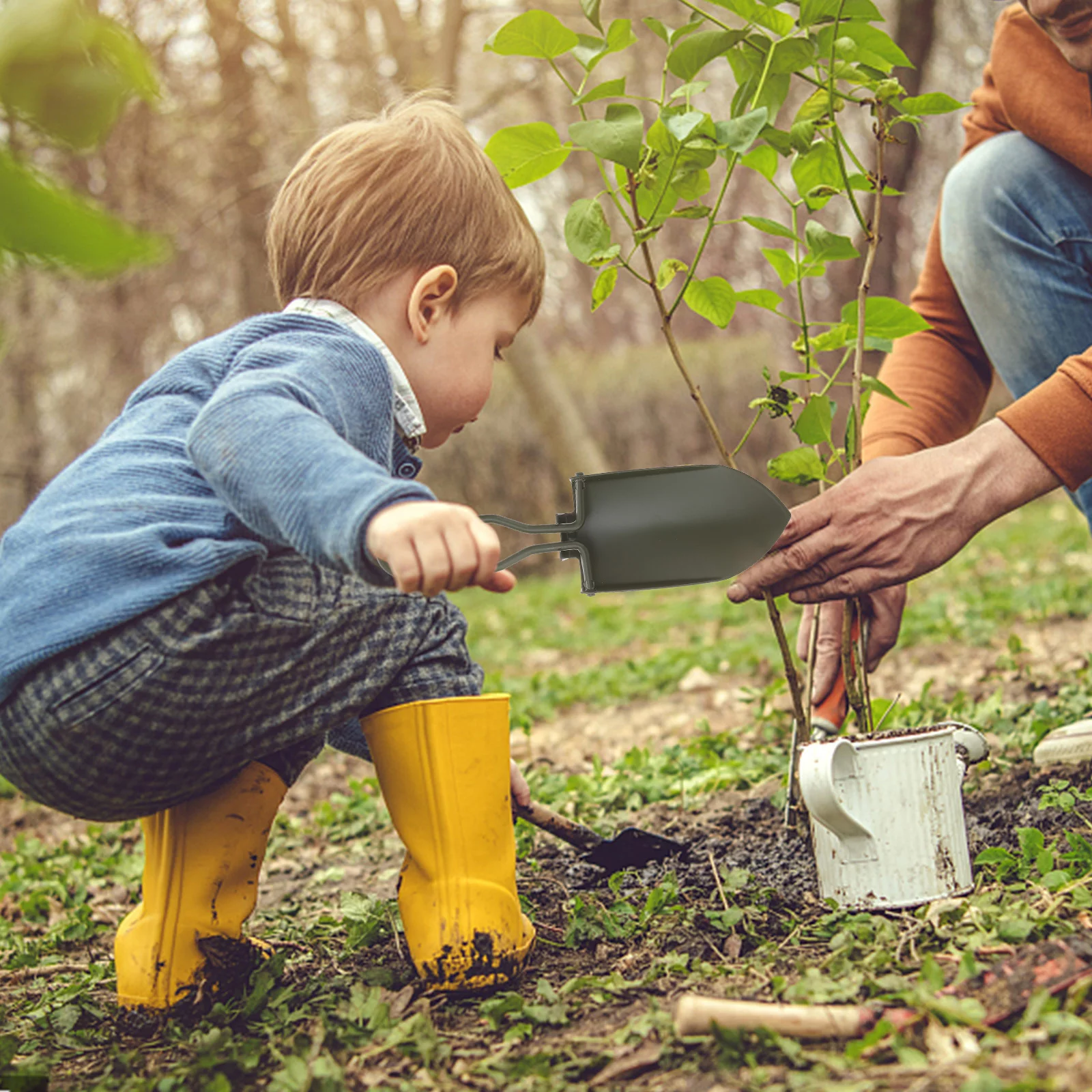 Gardening Spade Tools Shovel Stainless Mini Succulents Backpack Travel