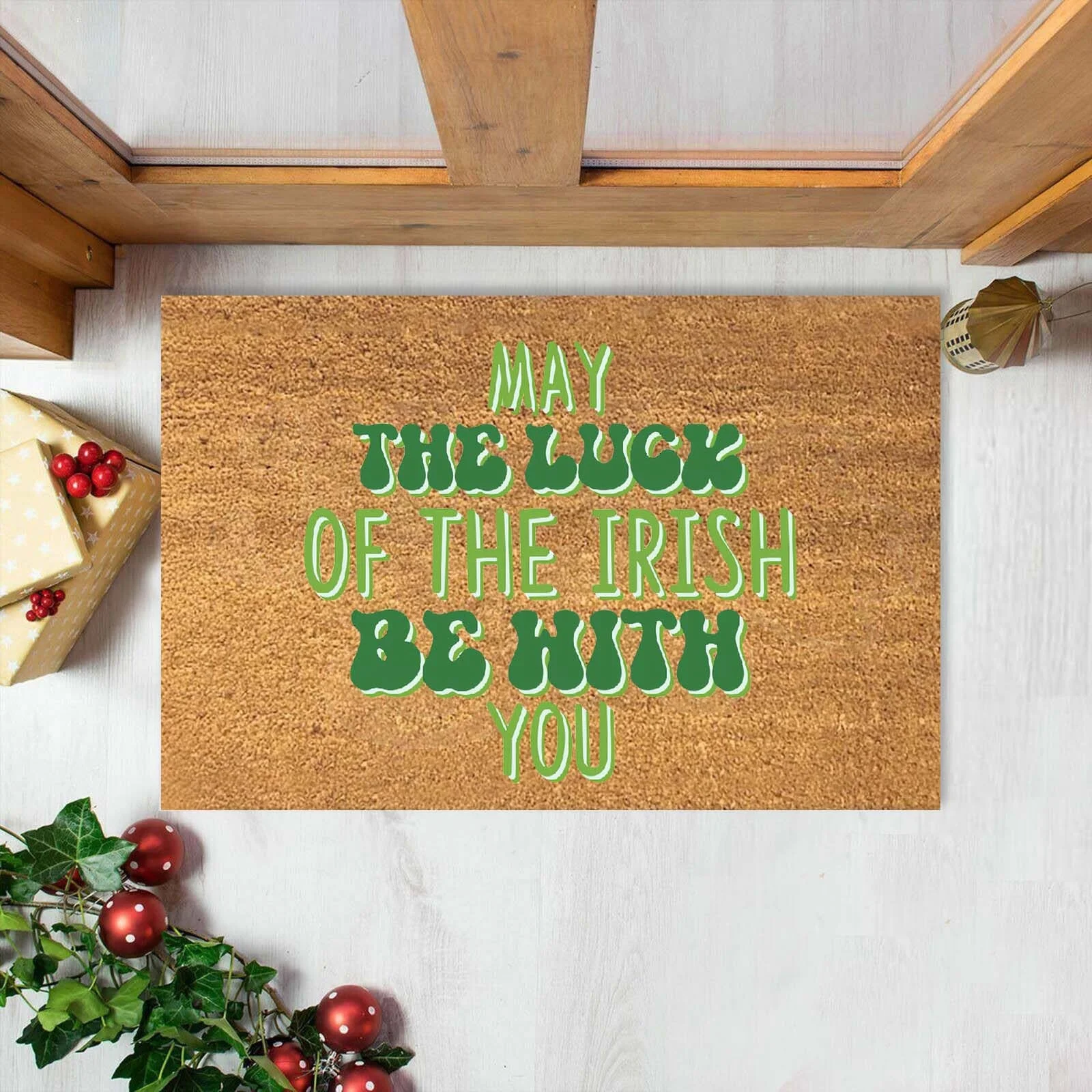 Throw Blanket Fringe St. Patrick's Day Velvet Floor Mat St. Patrick's Day Floor Mat St. Patrick's Day Decoration Door Mat Household Dirt Mat Door Front Carpet D Wheelchair Throw Blanket