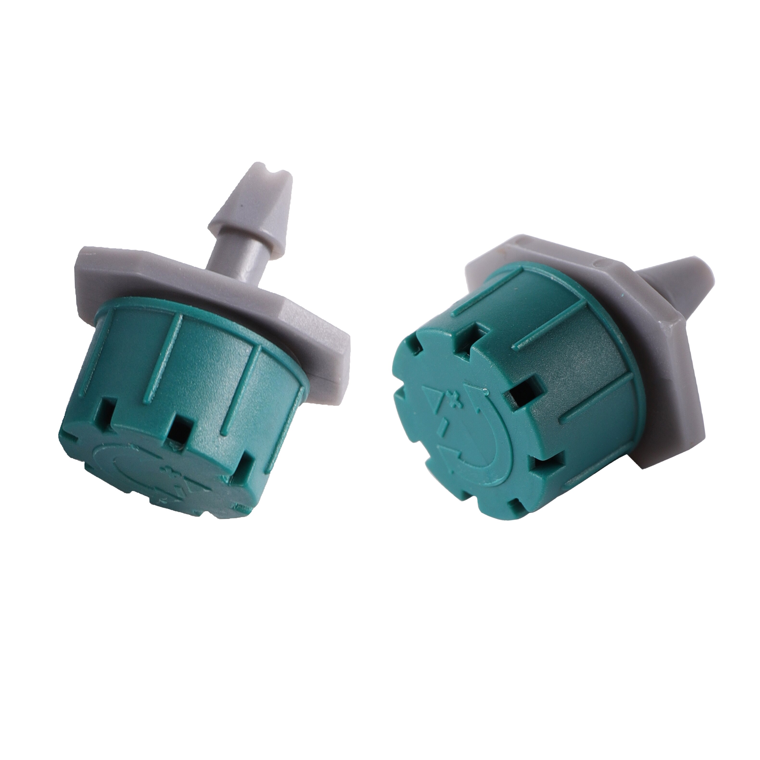 500Pcs Garden Drip Irrigation System Adjustable 8 hole Green Dripper Sprinkler Potted Plants Flowers Vegetables Watering Emitter