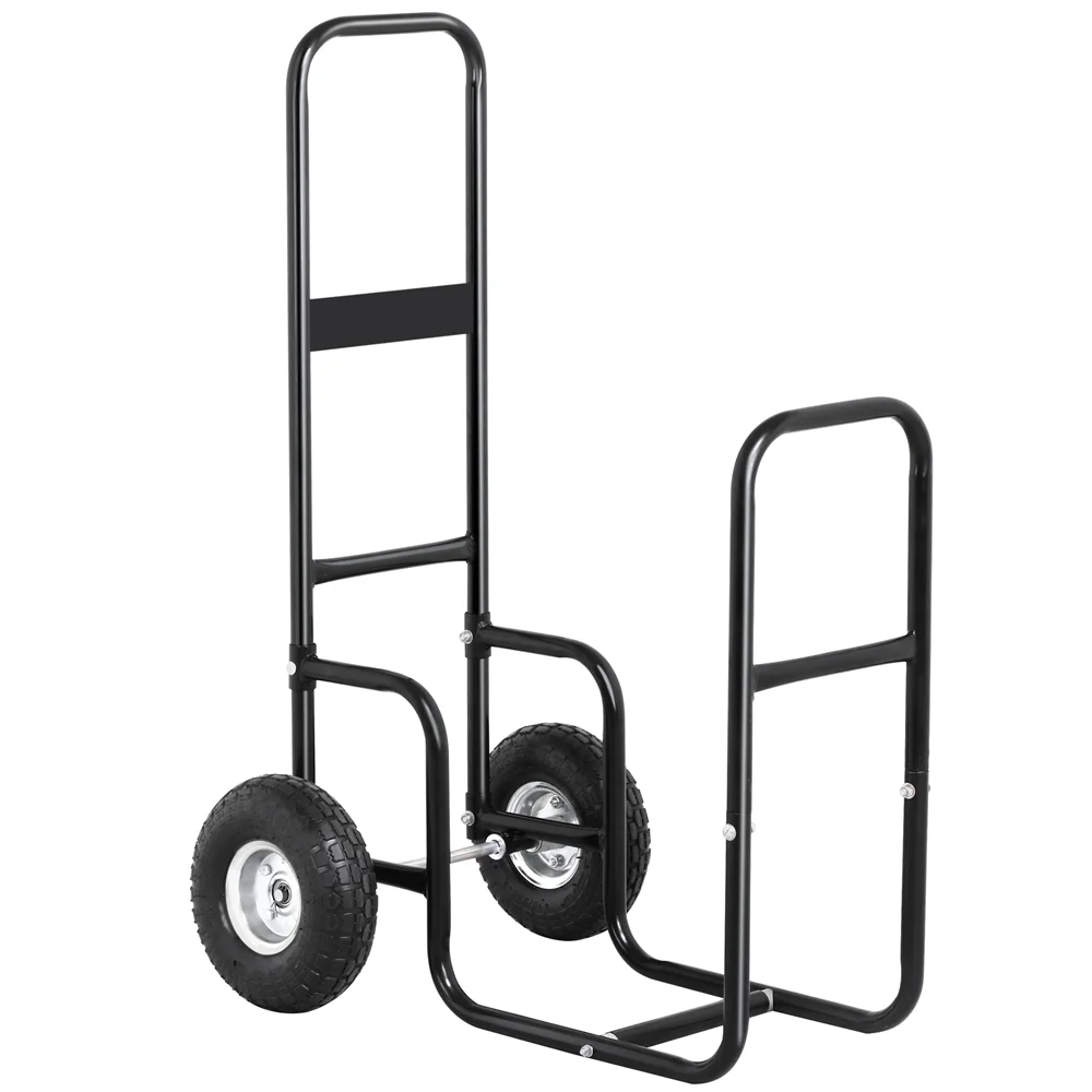 Yaheetech 2pcs Garden Sack Truck Trolley Cart Wheel Tire Tyre 10'', Black