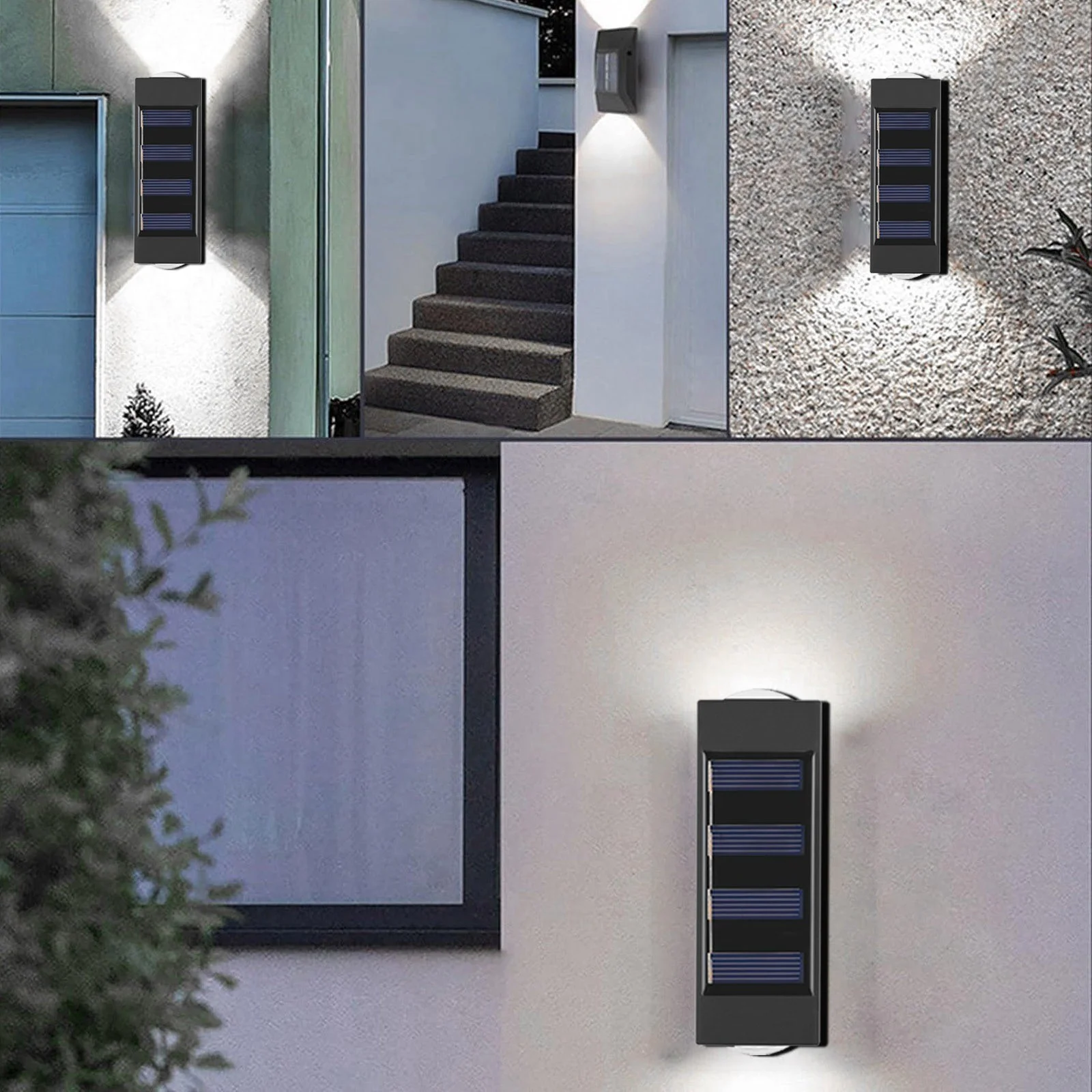 Automatic Sprinkler Timer System Solar Double Head Wall Light Outdoor Garden Light Outdoor Up And Down Luminous Wall Light Men Gifts For Birthday