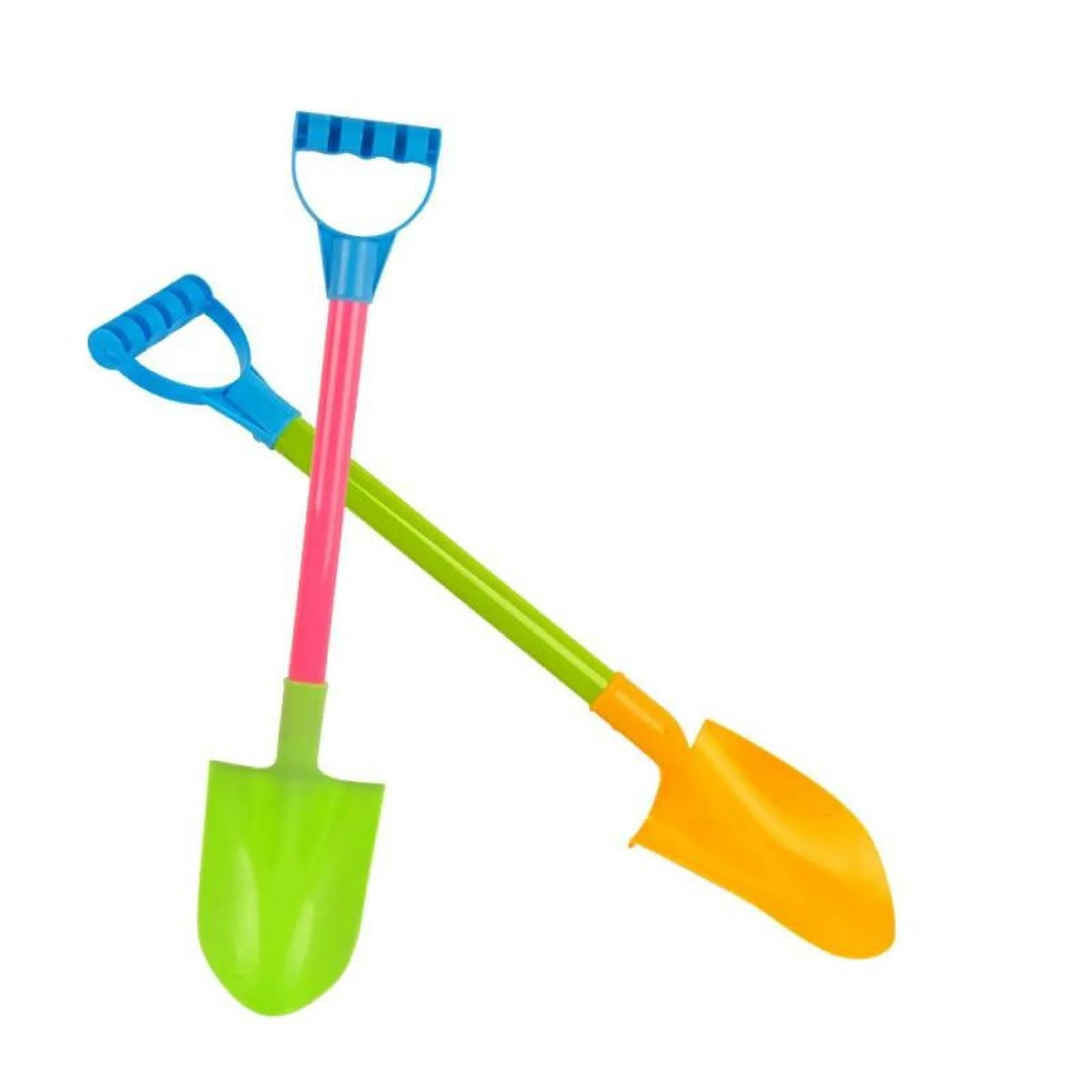 Childrens Mini Sand Spade Tools Beach Sandpit Holiday Toy Pack of 2 Pcs