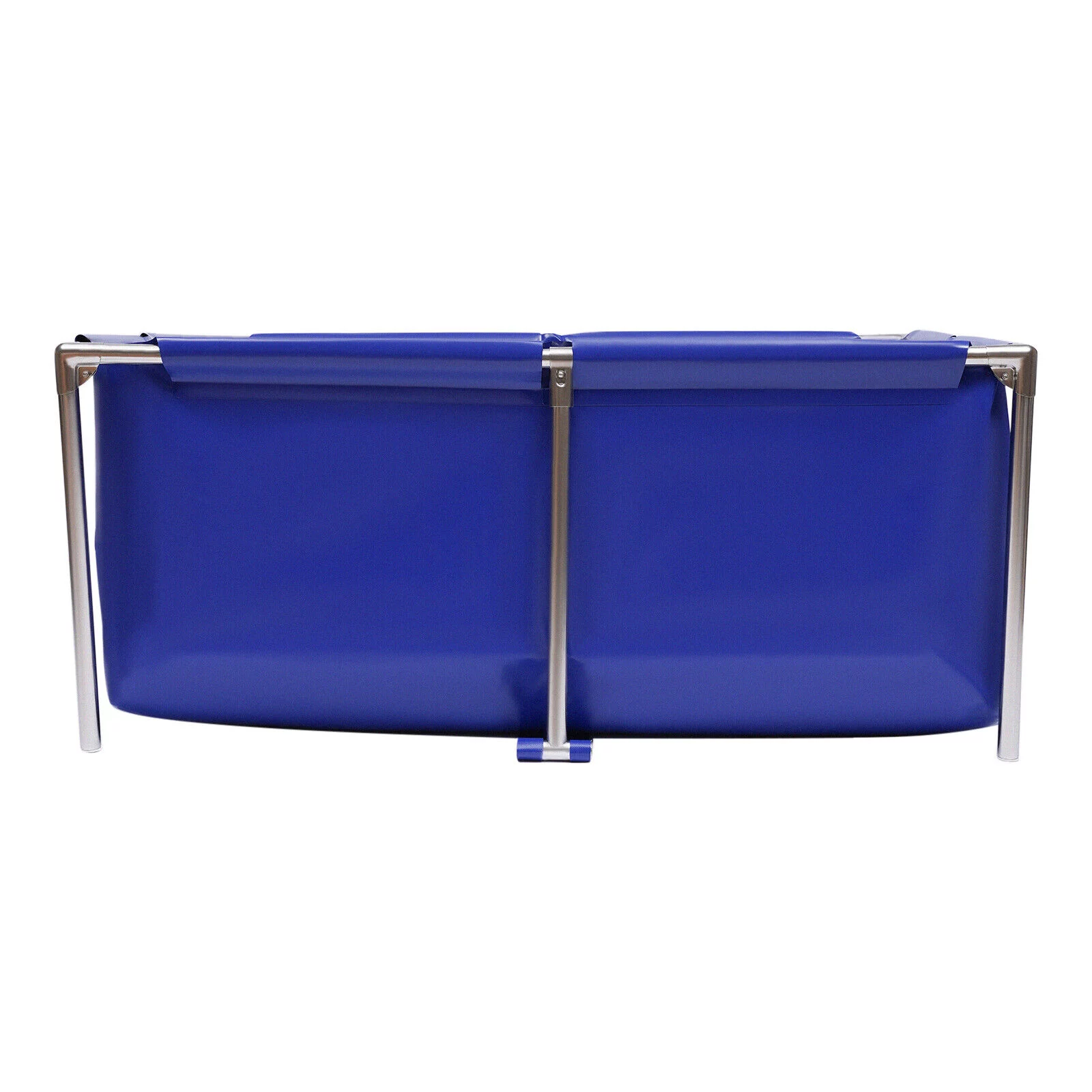 Cuboid Canvas Fish Pond Aquarium Fish Water Tank Koi Breeding Pond+Drain Valve