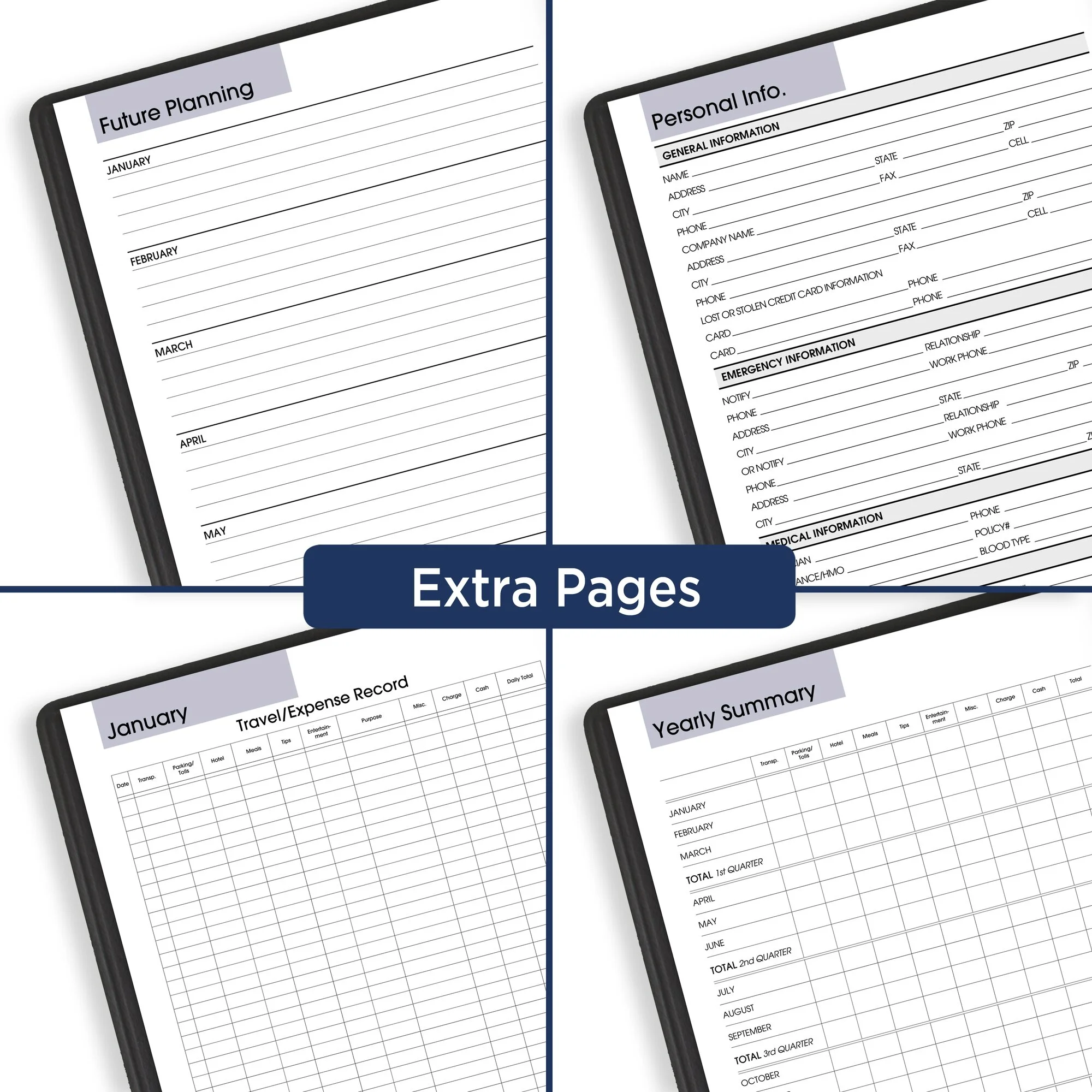 AT-A-GLANCE DayMinder 2023 Monthly Planner, Black, Medium, 7