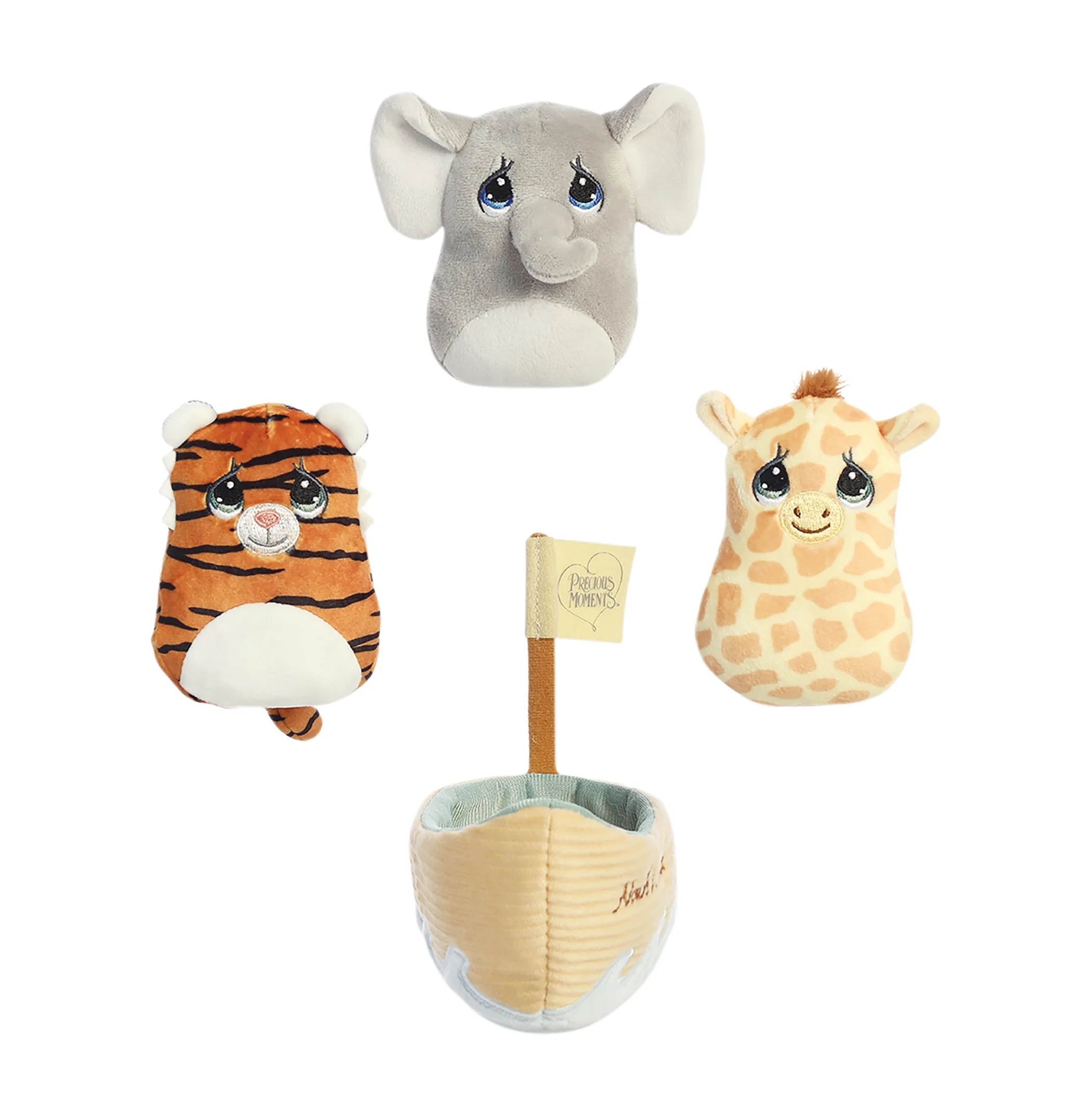 Collections Etc Precious Moments Noah's Ark 4-Piece Plush Playset