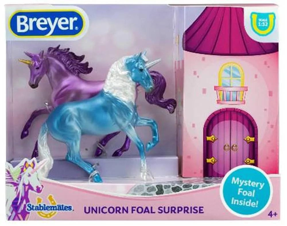 Breyer Stablemates Mystery Unicorn Foal Surprise | Set A