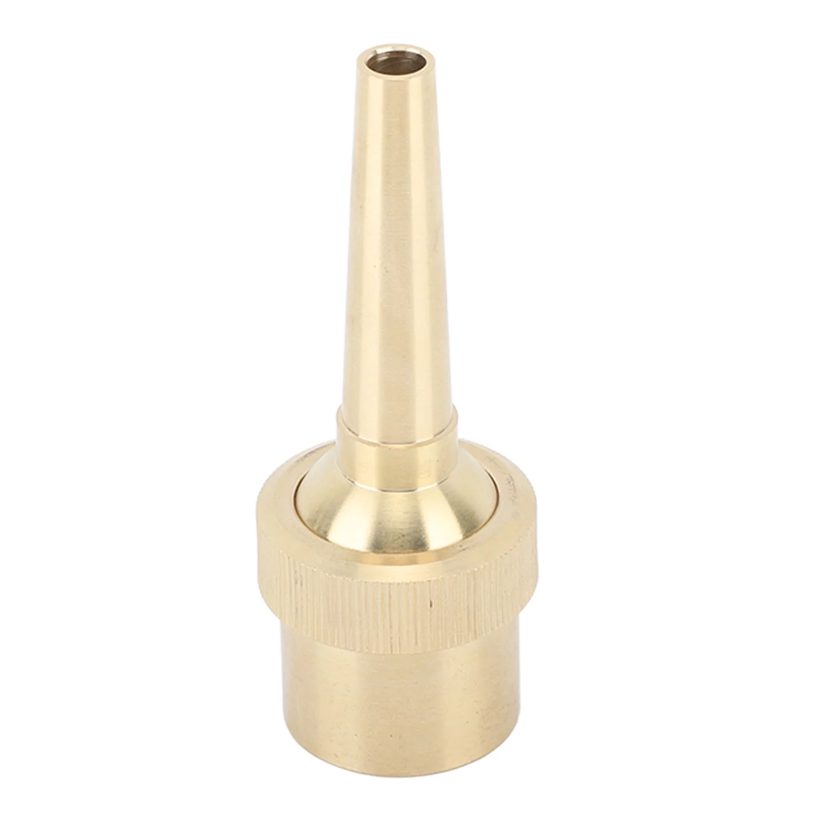 VIFERR Fountain Nozzle, Adjustable Brass Direct Nozzle Straight Shot Fountain Sprinkler with Female Screw Connection Spherical Joint for Pond Garden Fountain Lawn(G1.5”)