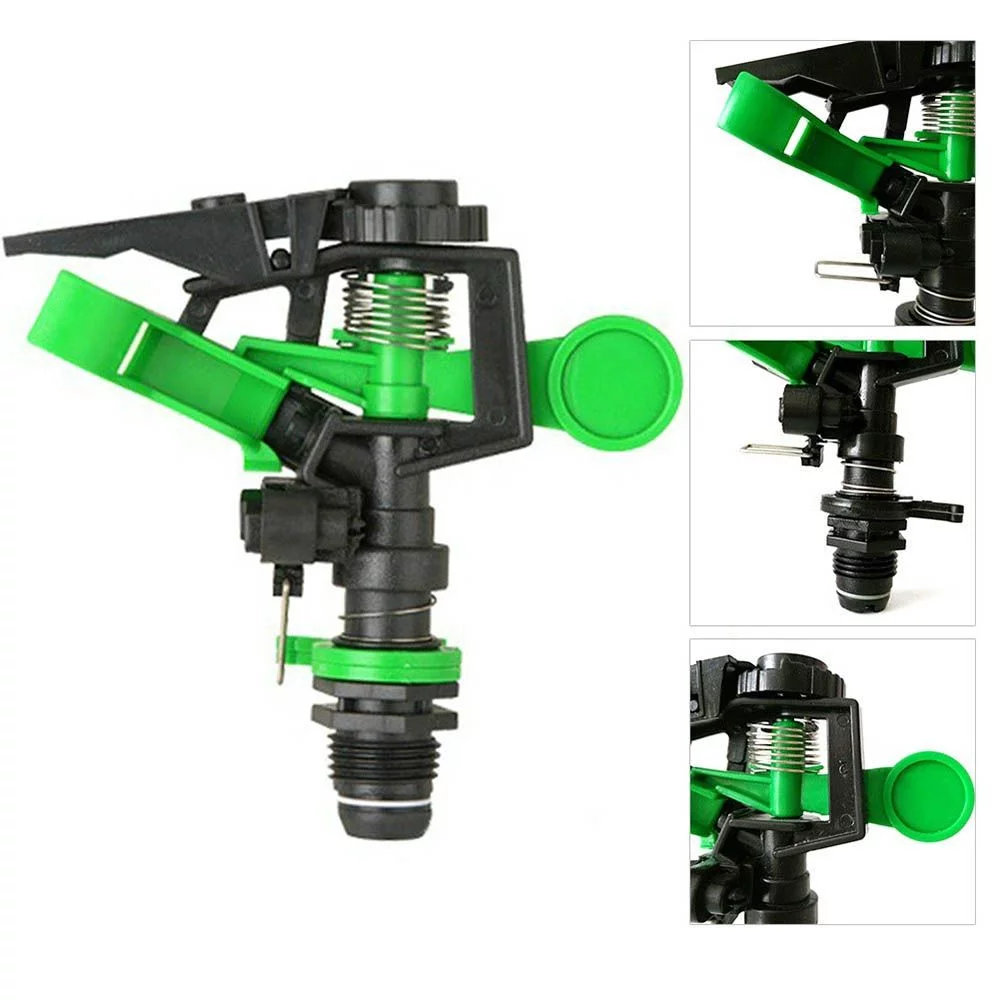 Greening Rotation Tools Controllable Plastic Drip System Irrigation Tools Sprinkler Irrigation Sprayer Drippers Sprinklers 360 Degree Rotating Adjustable Garden BLACK
