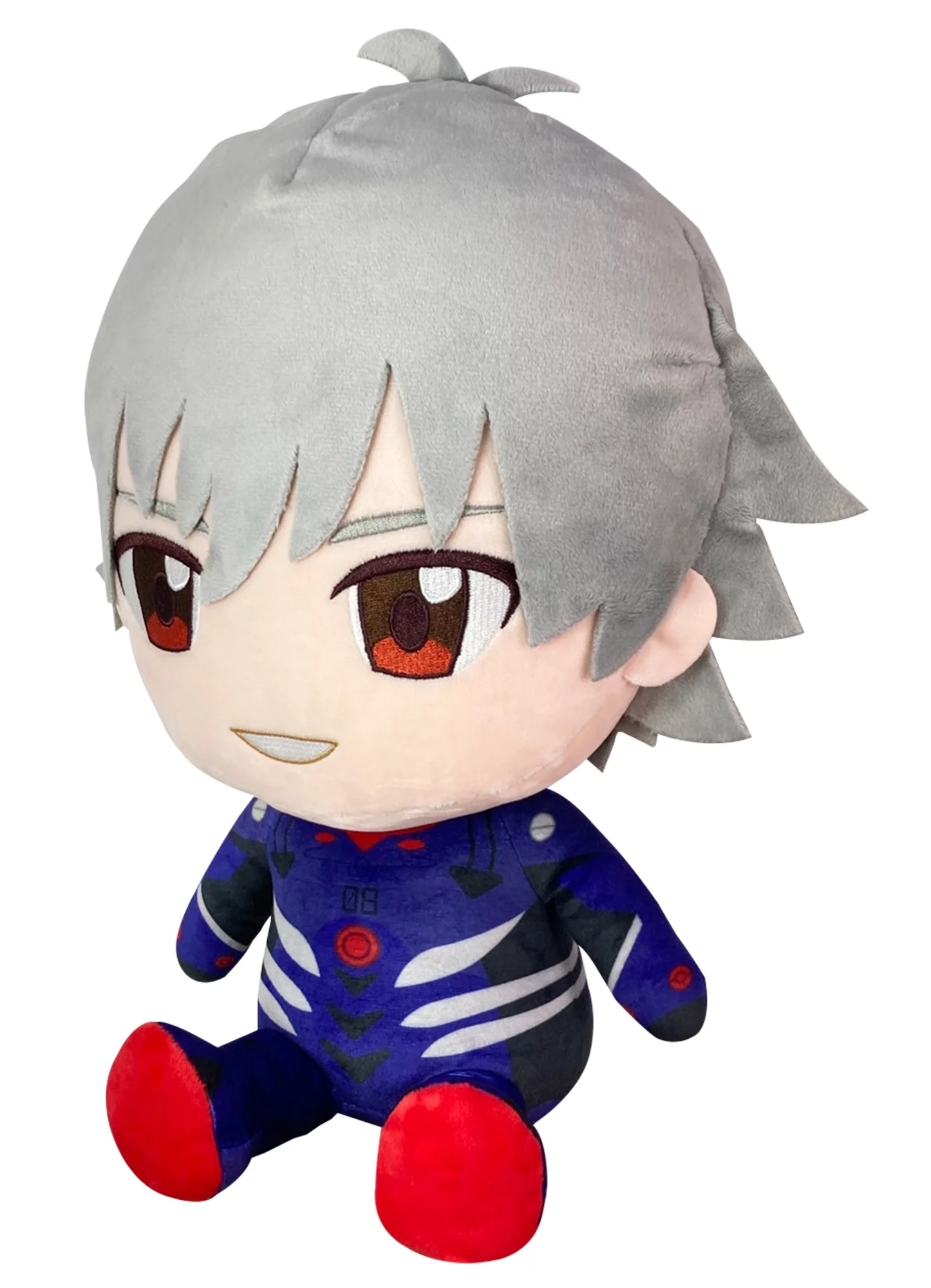 Evangelion New Movie - Kaworu Nagisa Plug Suit Sitting Plush 12