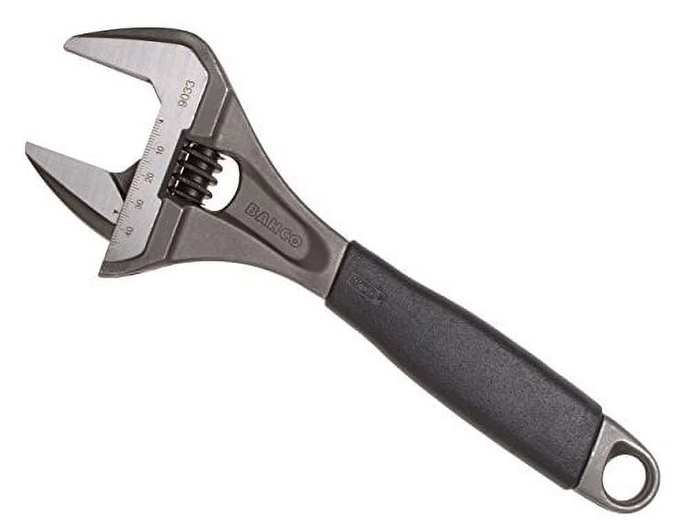 Bahco 9033 R US Ergo X-Wide Adjustable Wrench, 10-Inch, Black