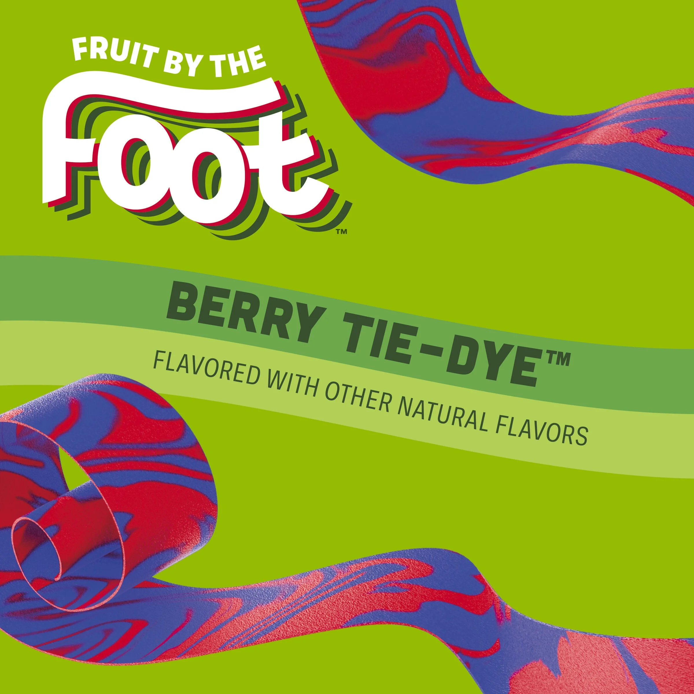 Fruit by the Foot Holiday Fun Book Berry Tie-Dye 4 Count