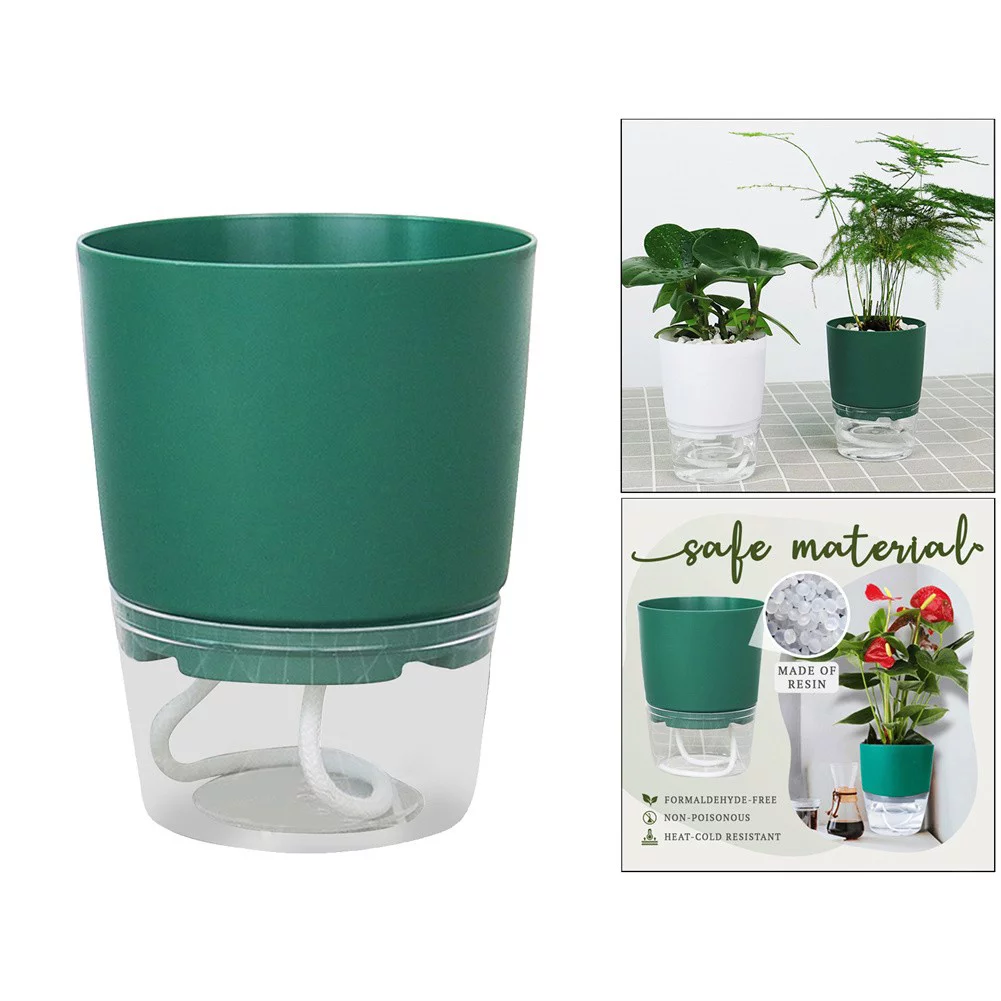 Plant Pot Self Watering Garden Planter Small Flowerpot African Violet Pots