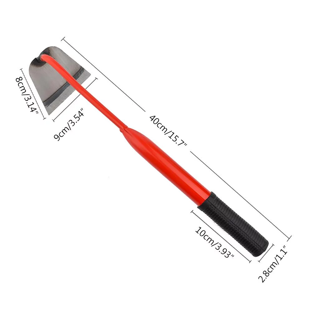 Goldmeet Hand Steel Hoe Garden Planting Hoe Portable Steel Weeding and Loosening Soil Tool Gardening Tool