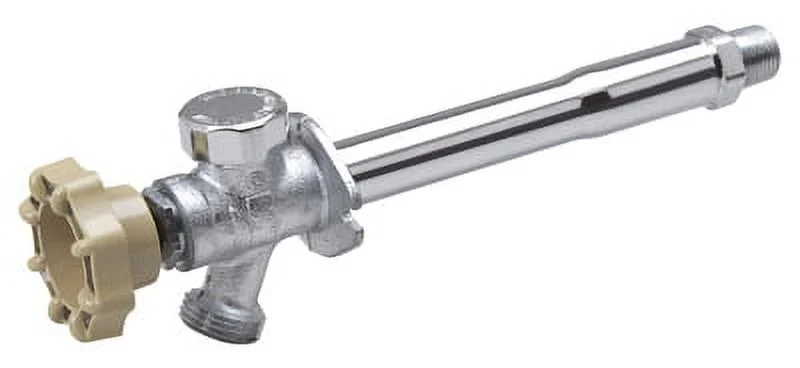 B&K 104-825HC Anti-Siphon Frost-Free Sillcock Valve, 1/2 x 3/4 in Connection, MPT x Hose, 125 psi Pressure, Brass Body