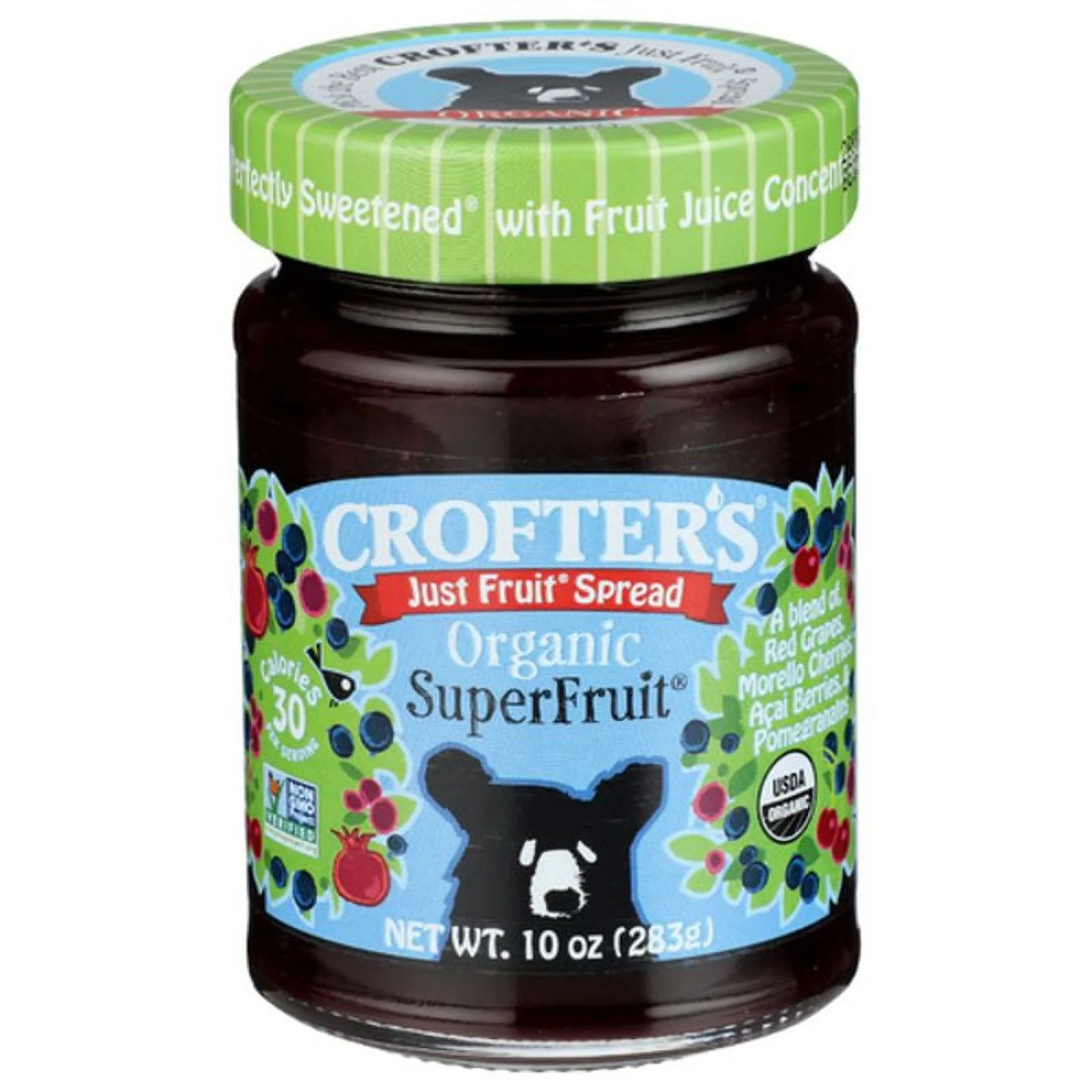 Crofter's Organic Super Fruit Spread 10 oz Pack of 2