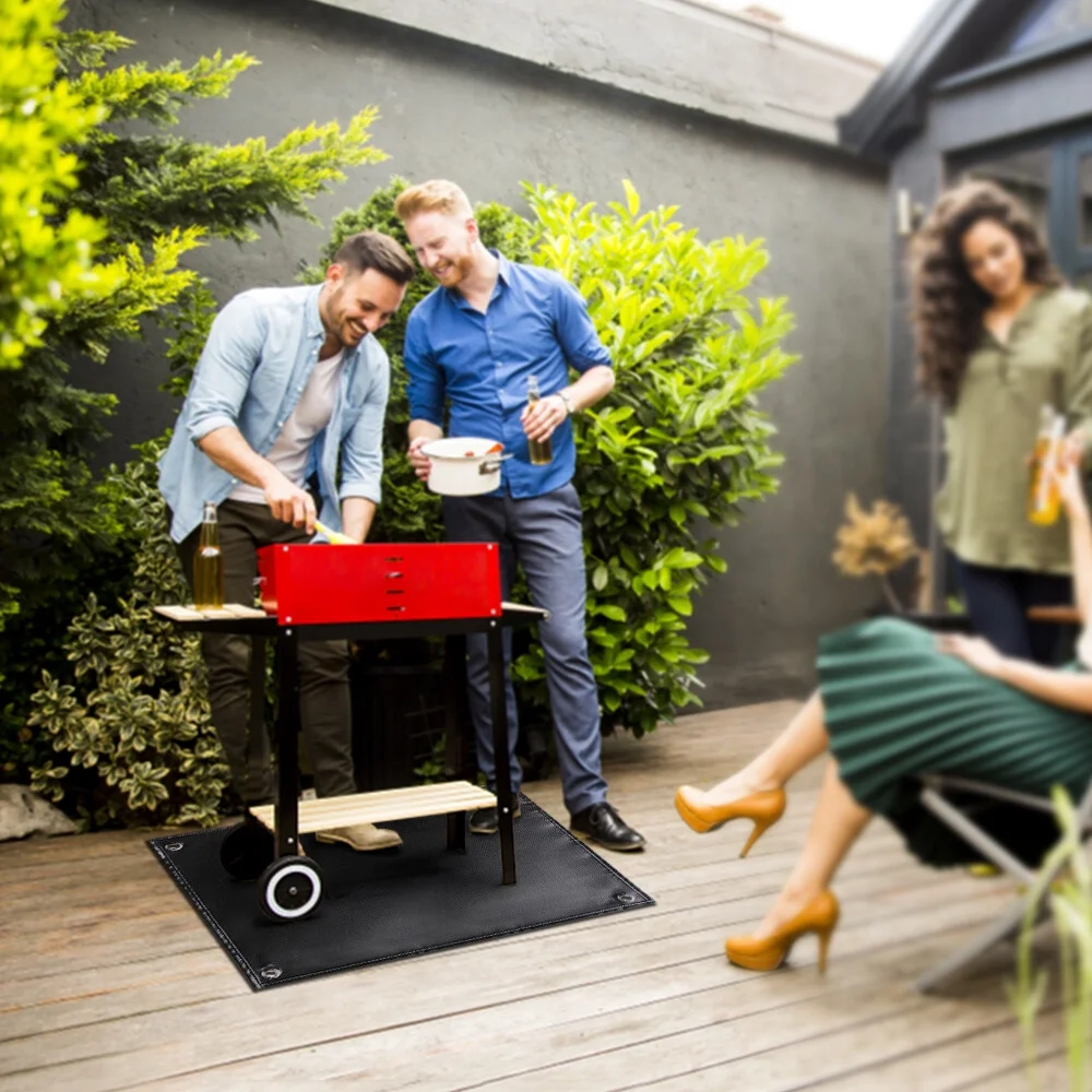 Fireproof Mat,Pit Stove Fire Pit Under Mat Deck Bbq Patio Ember Mat Pad Mat Mat Stove Wood Stove Wood Stove Pit Stove Fire Ember Mat Qisuo Ember Stove Under