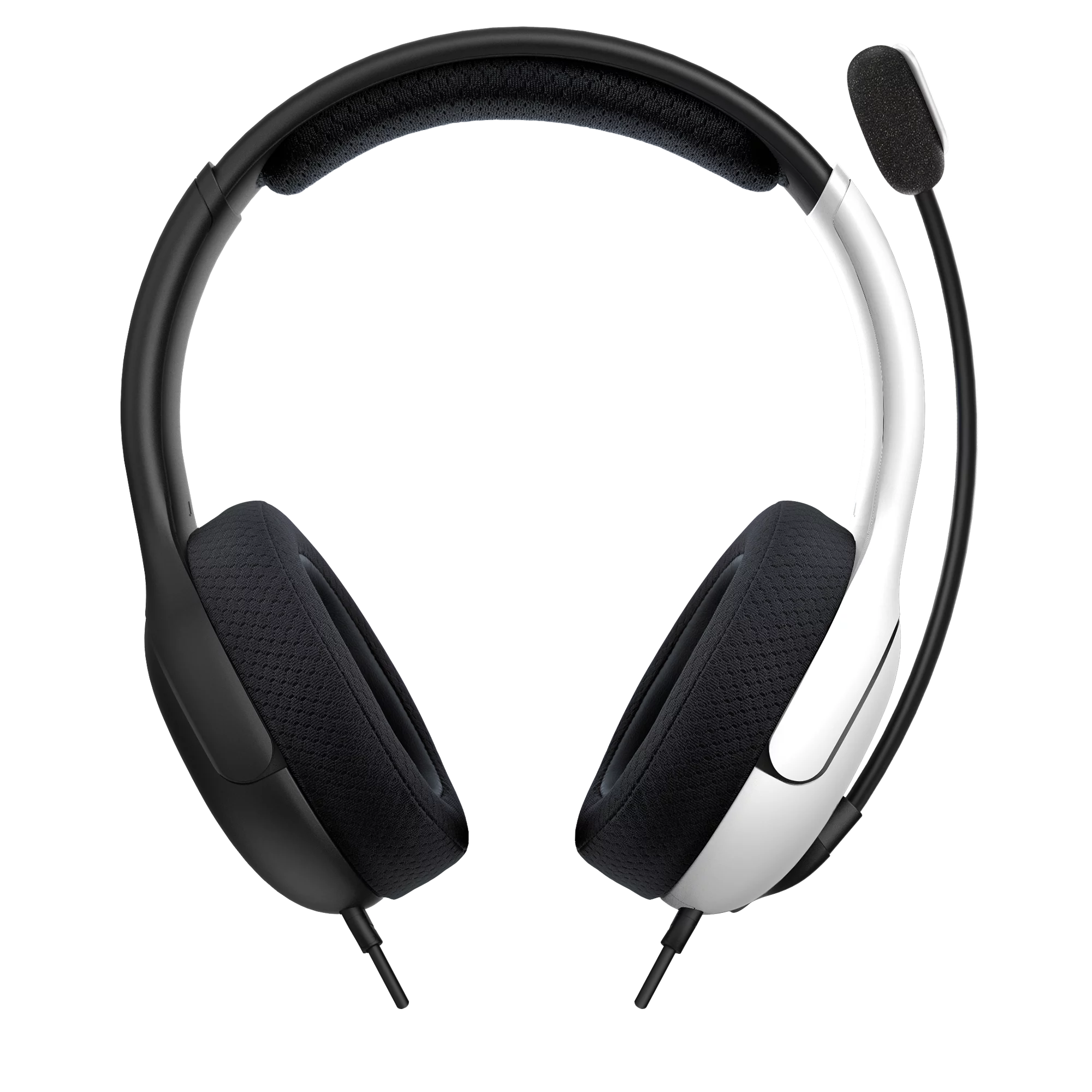 PDP Gaming LVL40 Wired Stereo Gaming Headset with Noise Cancelling Microphone: Nintendo Switch - Black & White, Nintendo Switch