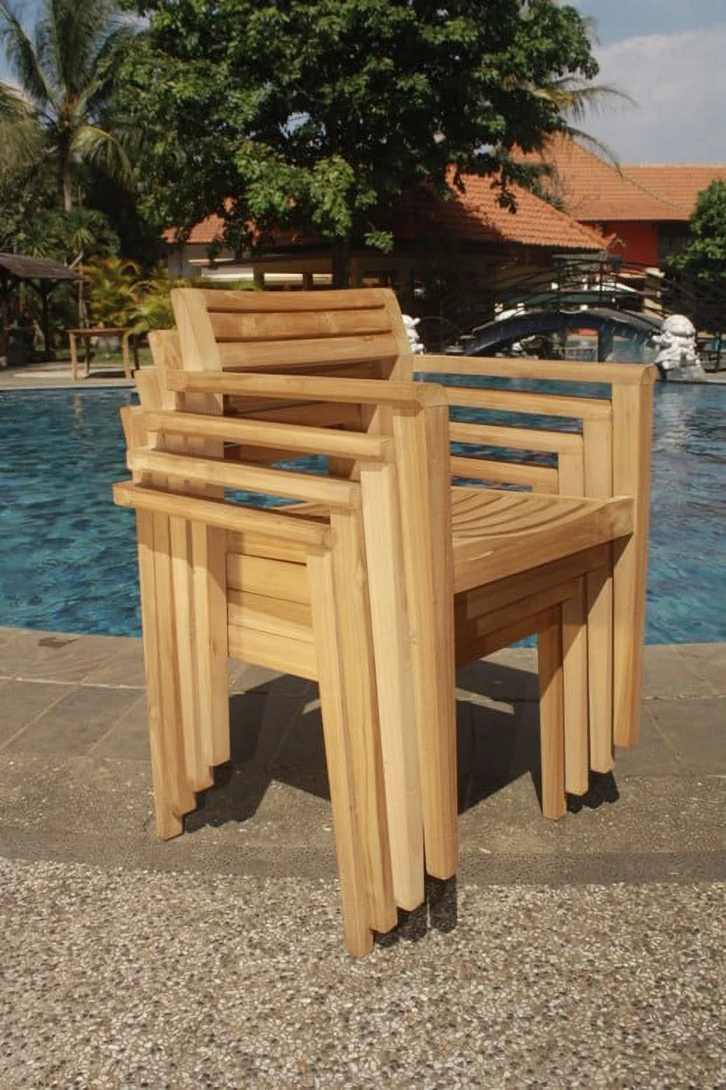 7 Pc Luxurious Grade-A Teak Dining Set - 60