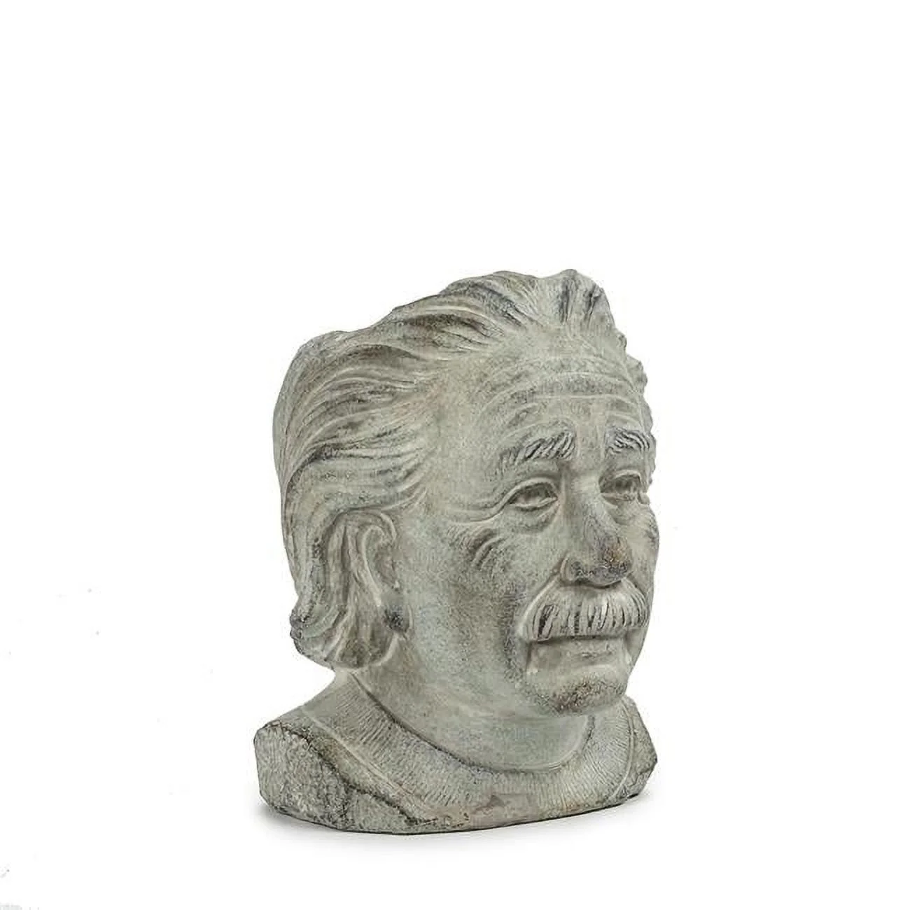 Abbott Collections AB-27-EINSTEIN-202-SM 8 in. Einstein Head Planter, Grey - Small